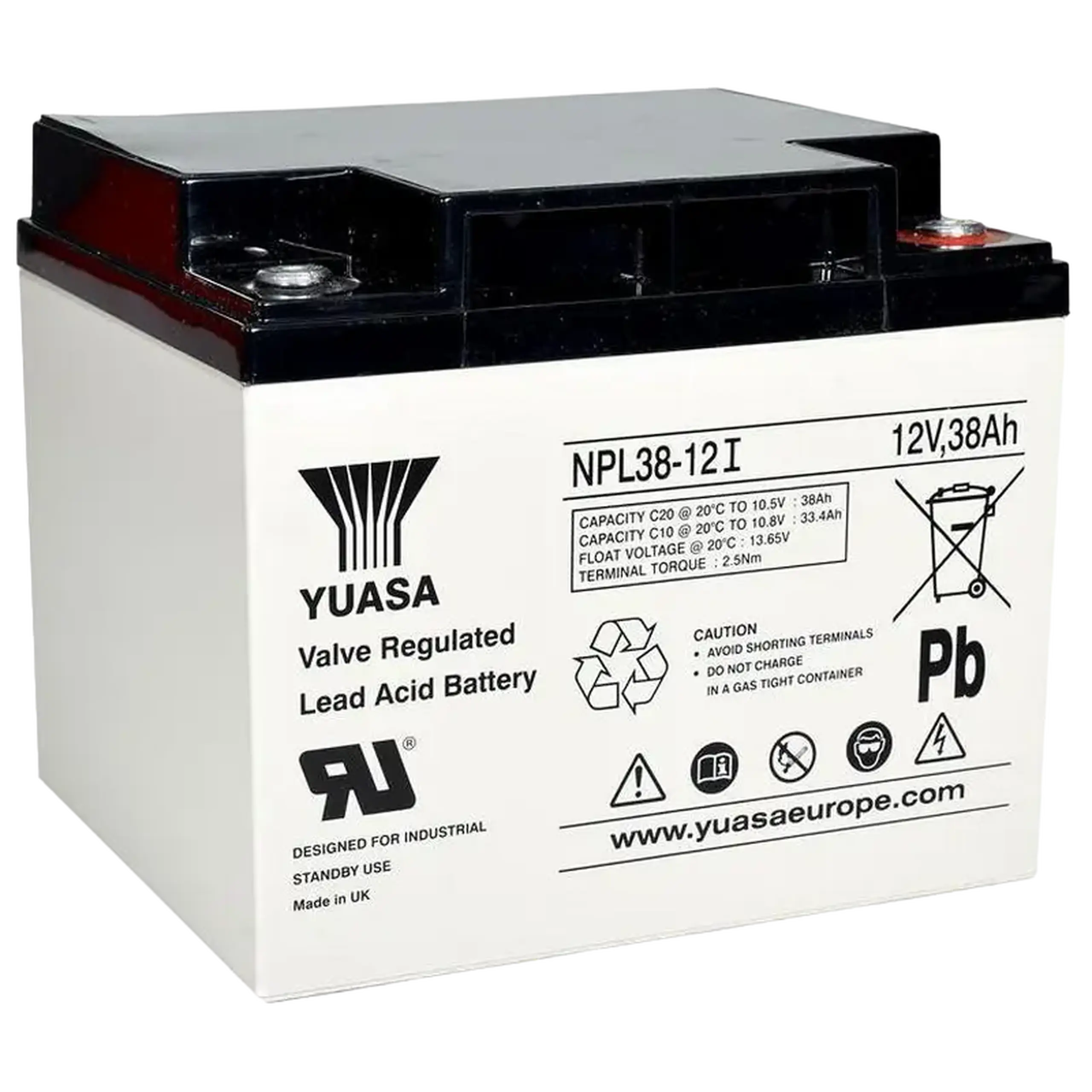 Acumulator UPS Yuasa NPL38-12I, 12V 38