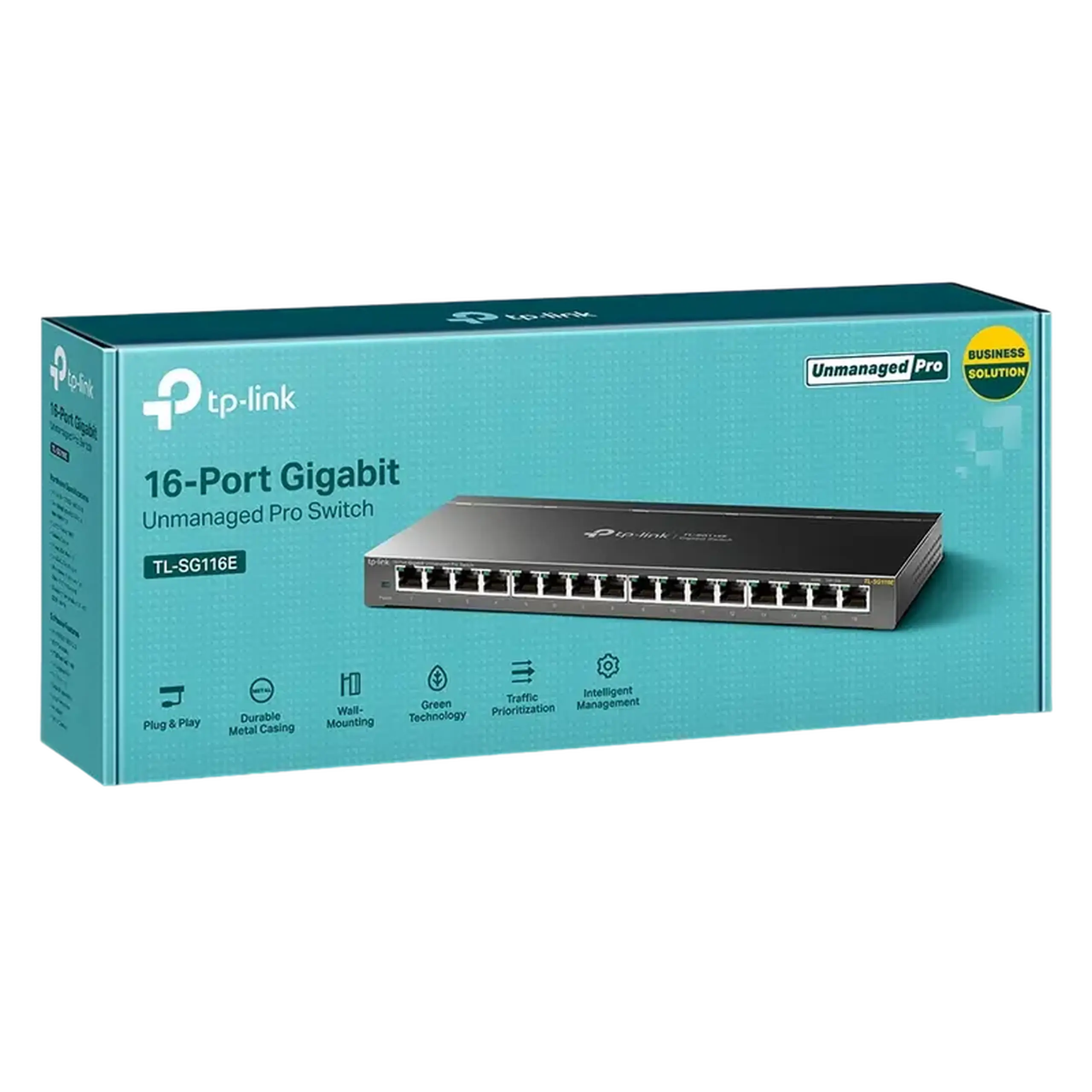 Switch de rețea TP-LINK TL-SG116E, 16x 10/100/1000 Mbps