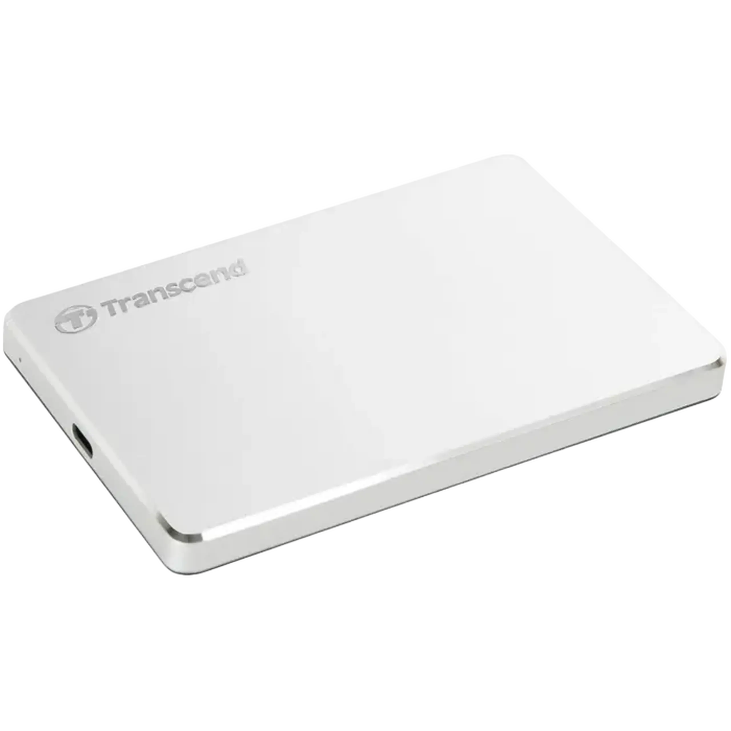 HDD portabil extern Transcend StoreJet 25C3S, 2 TB, Argintiu (TS2TSJ25C3S)