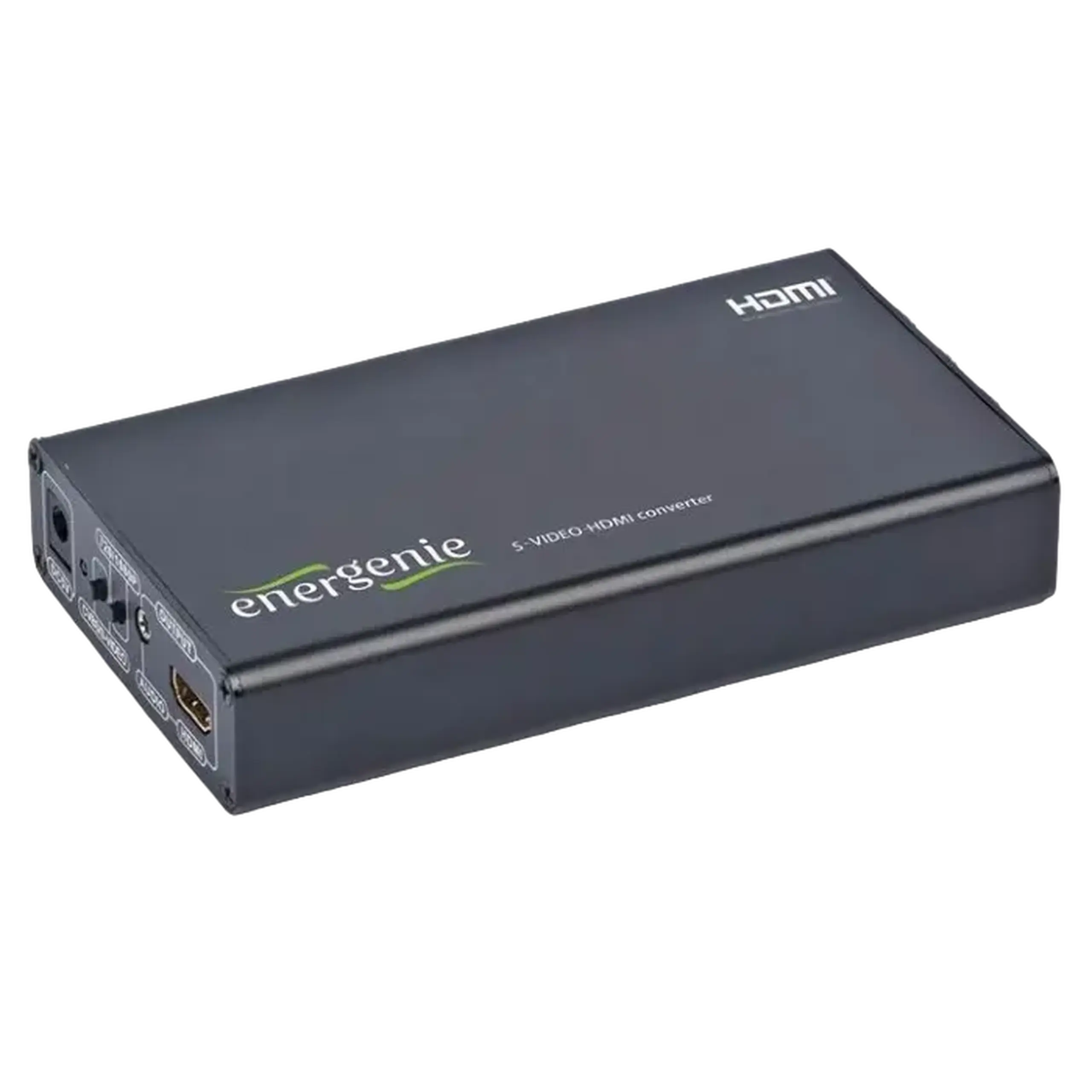 Convertor Video/Audio Energenie S-VIDEO to HDMI Converter, Negru