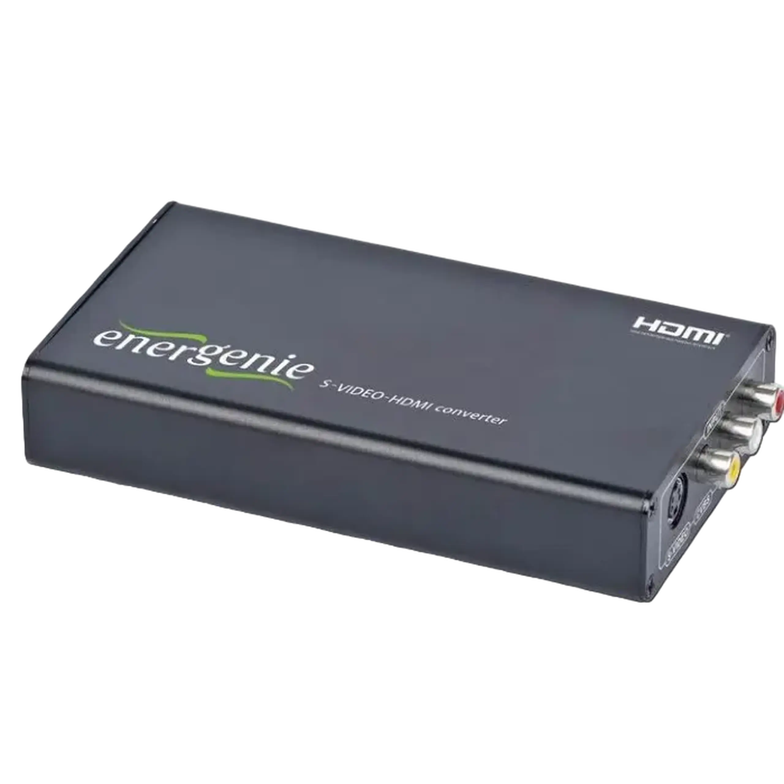 Convertor Video/Audio Energenie S-VIDEO to HDMI Converter, Negru