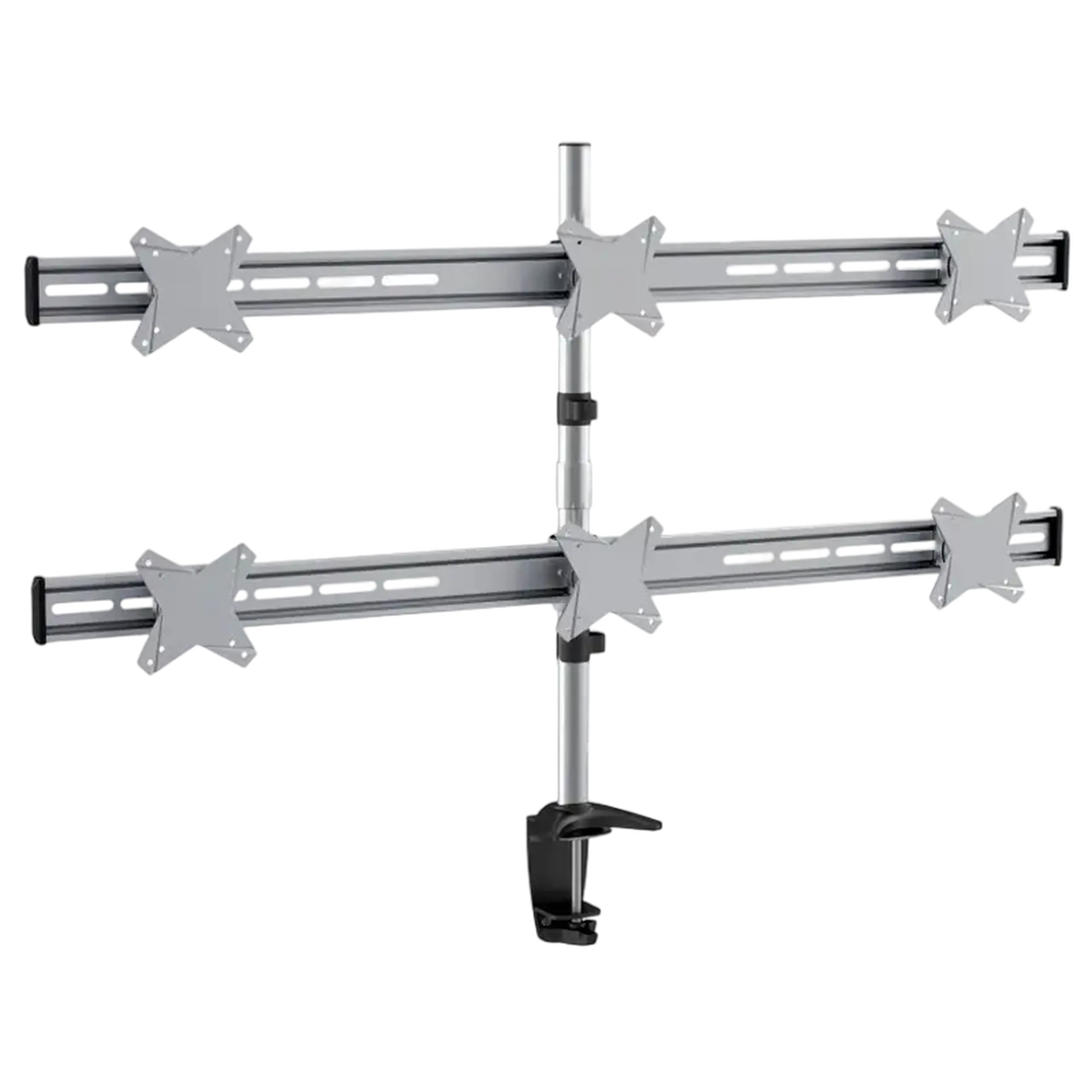 Suport birou pentru monitoare Reflecta PLANO Desk 23-1010S, Argintiu