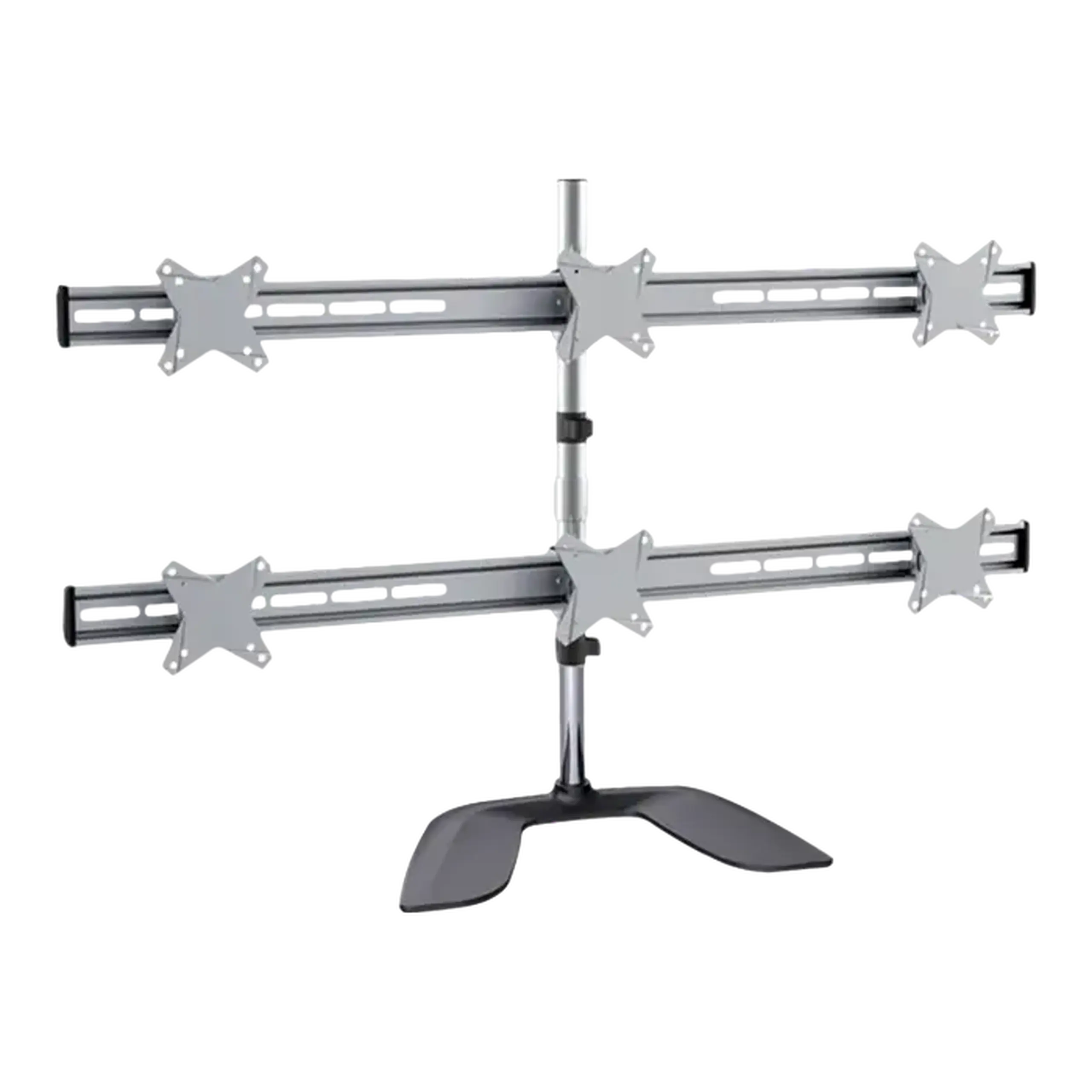 Suport birou pentru monitoare Reflecta PLANO DeskStand 23-1010 S, Argintiu