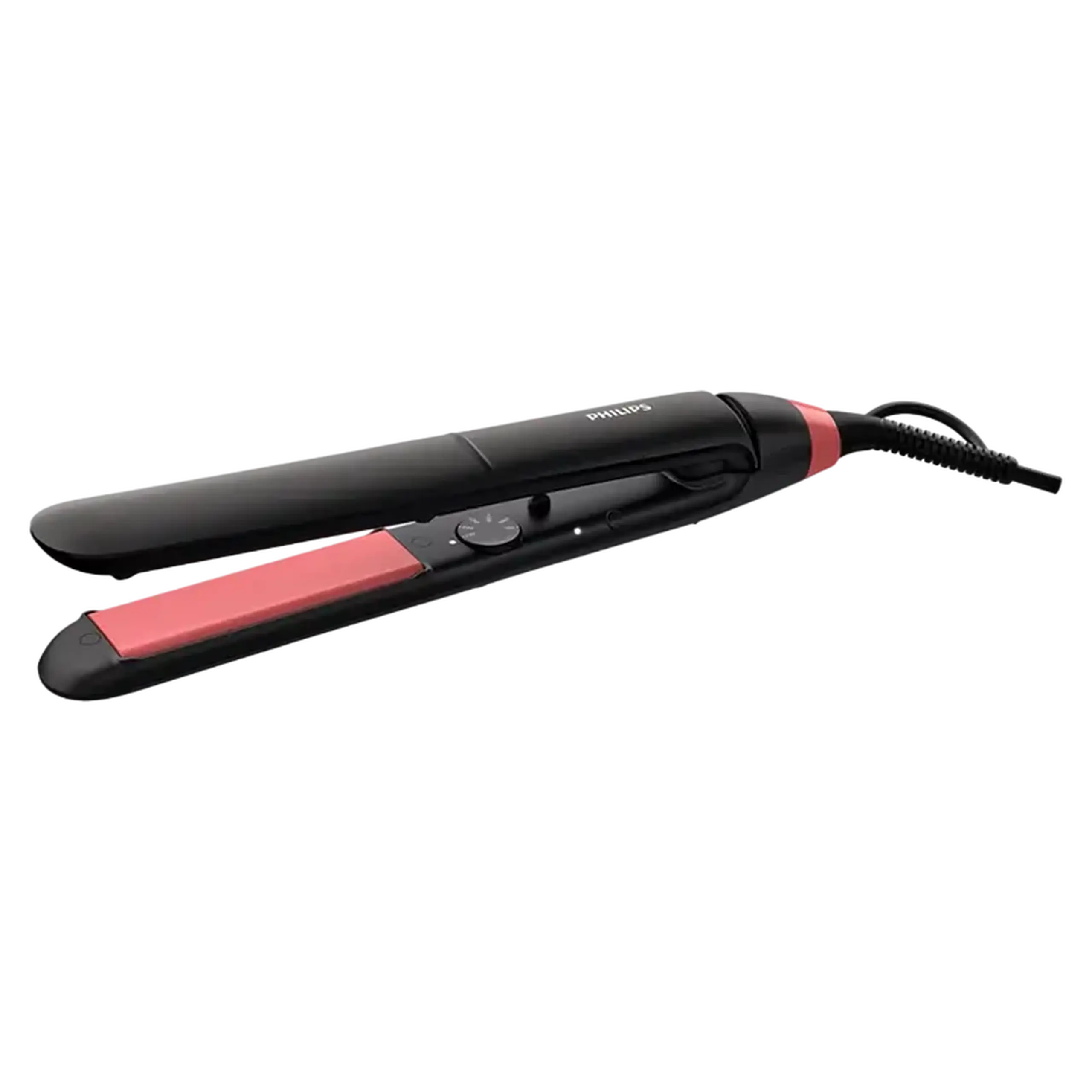 Placă de îndreptat părul Philips StraightCare Essential BHS376/00, Negru