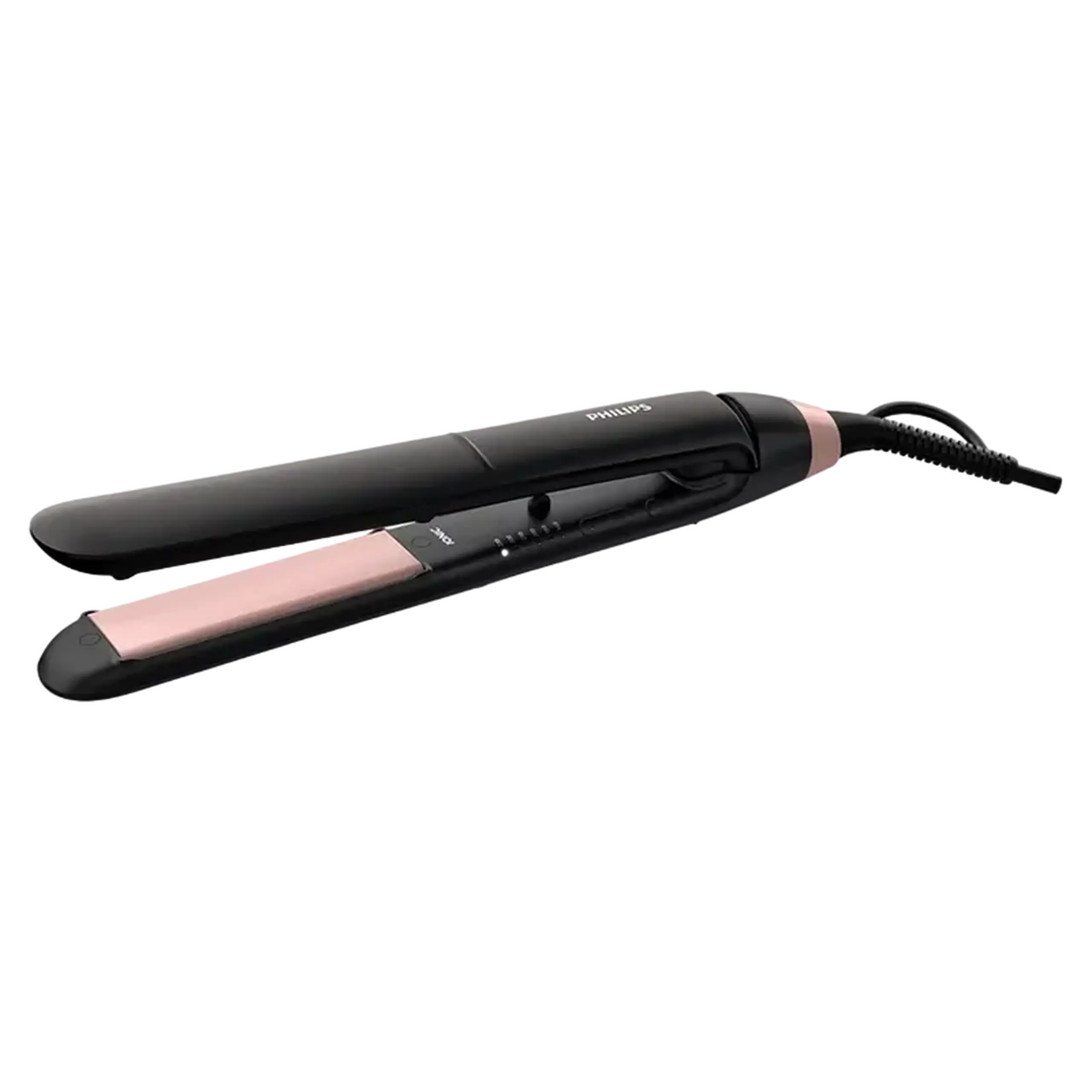 Placă de îndreptat părul PHILIPS StraightCare Essential BHS378/00, Negru