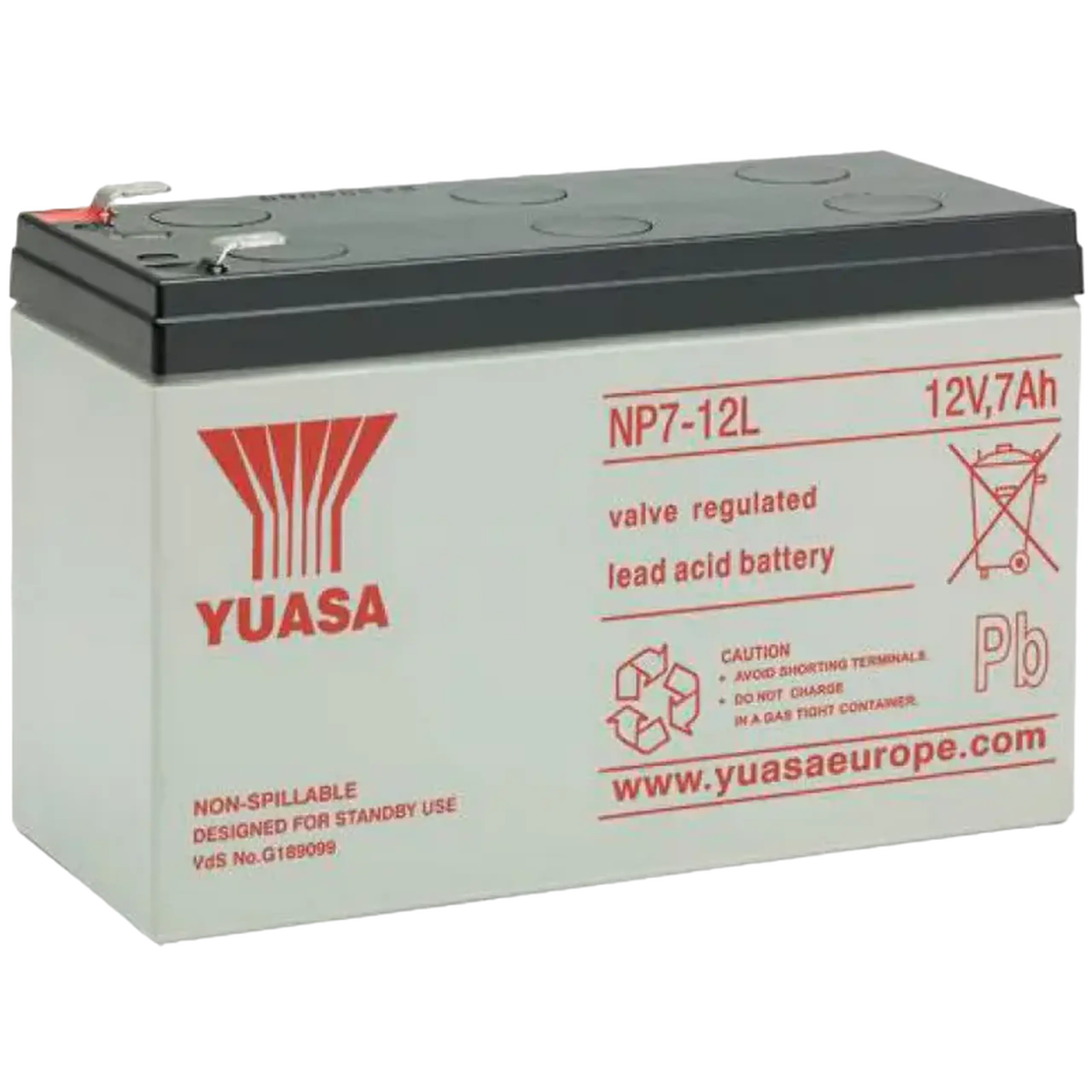 Acumulator UPS Yuasa NP7-12L-TW, 12V 7