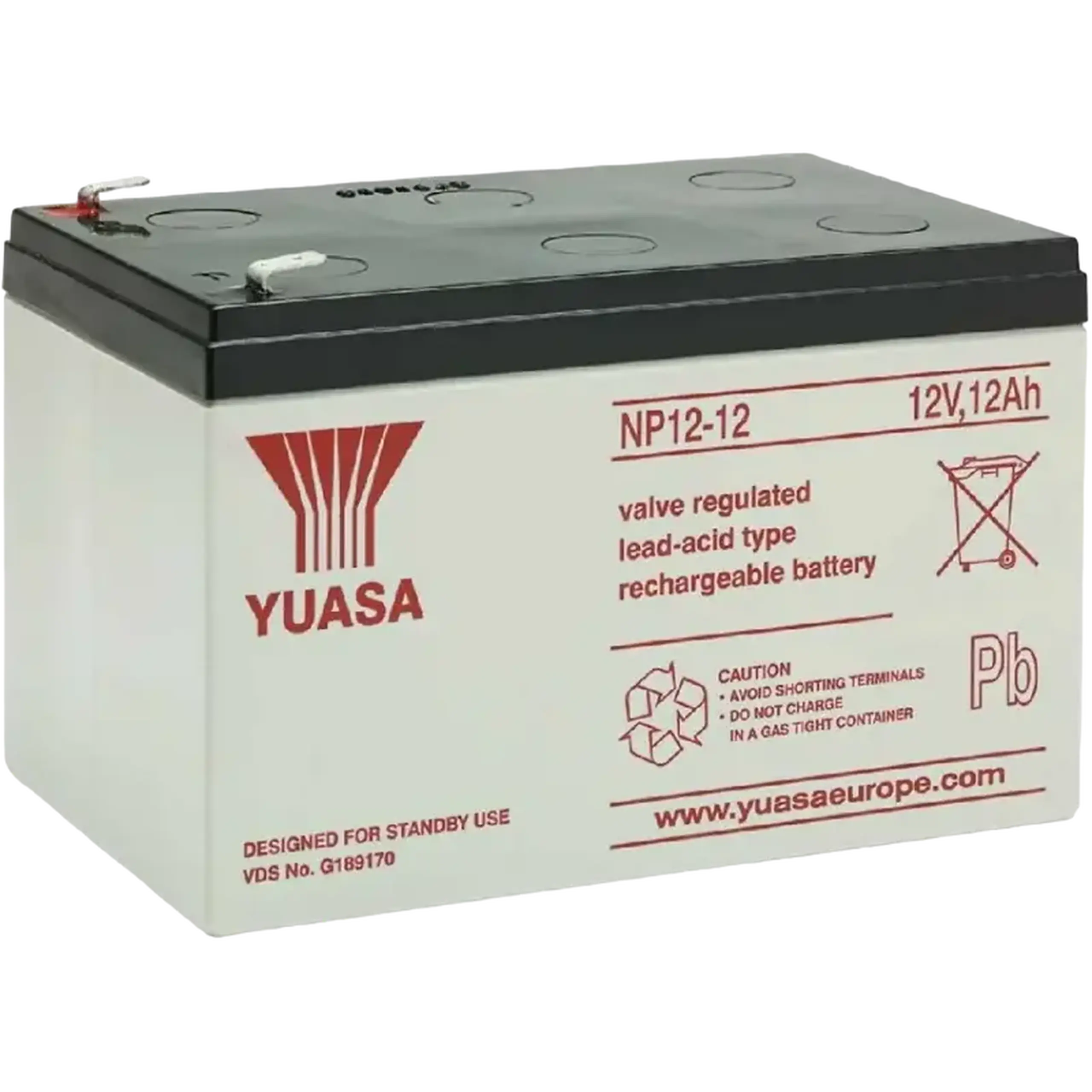 Acumulator UPS Yuasa NP12-12-TW, 12V 12