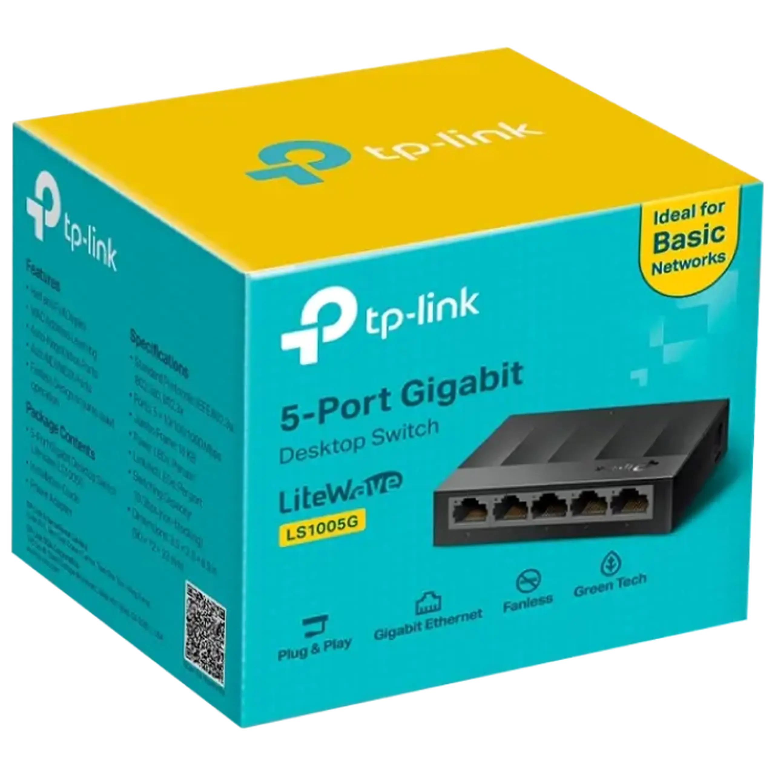 Switch Desktop cu 5 porturi 10/100 /1000Mbps LS1005G TP-LINK
