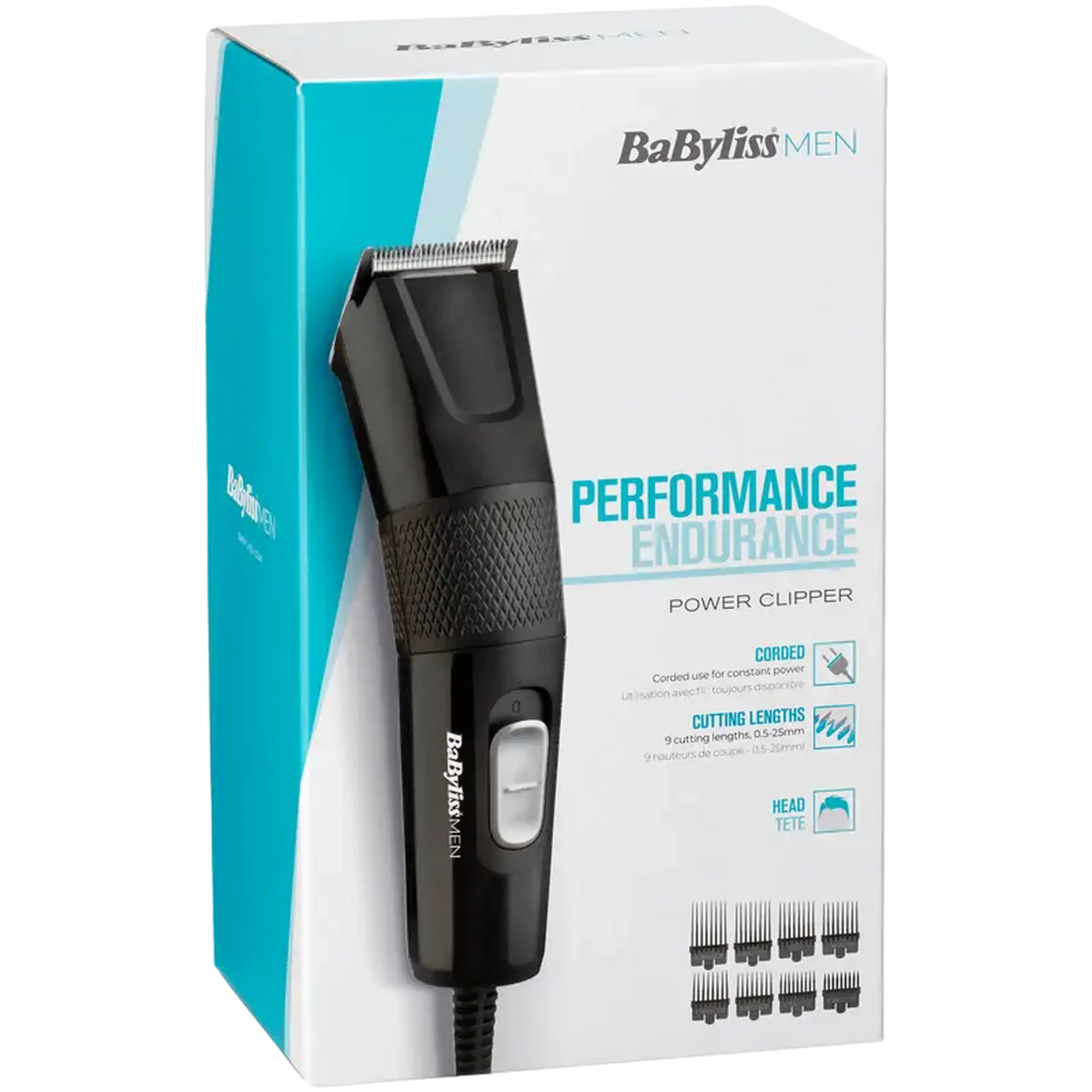 Aparat de tuns BaByliss E756E, Negru