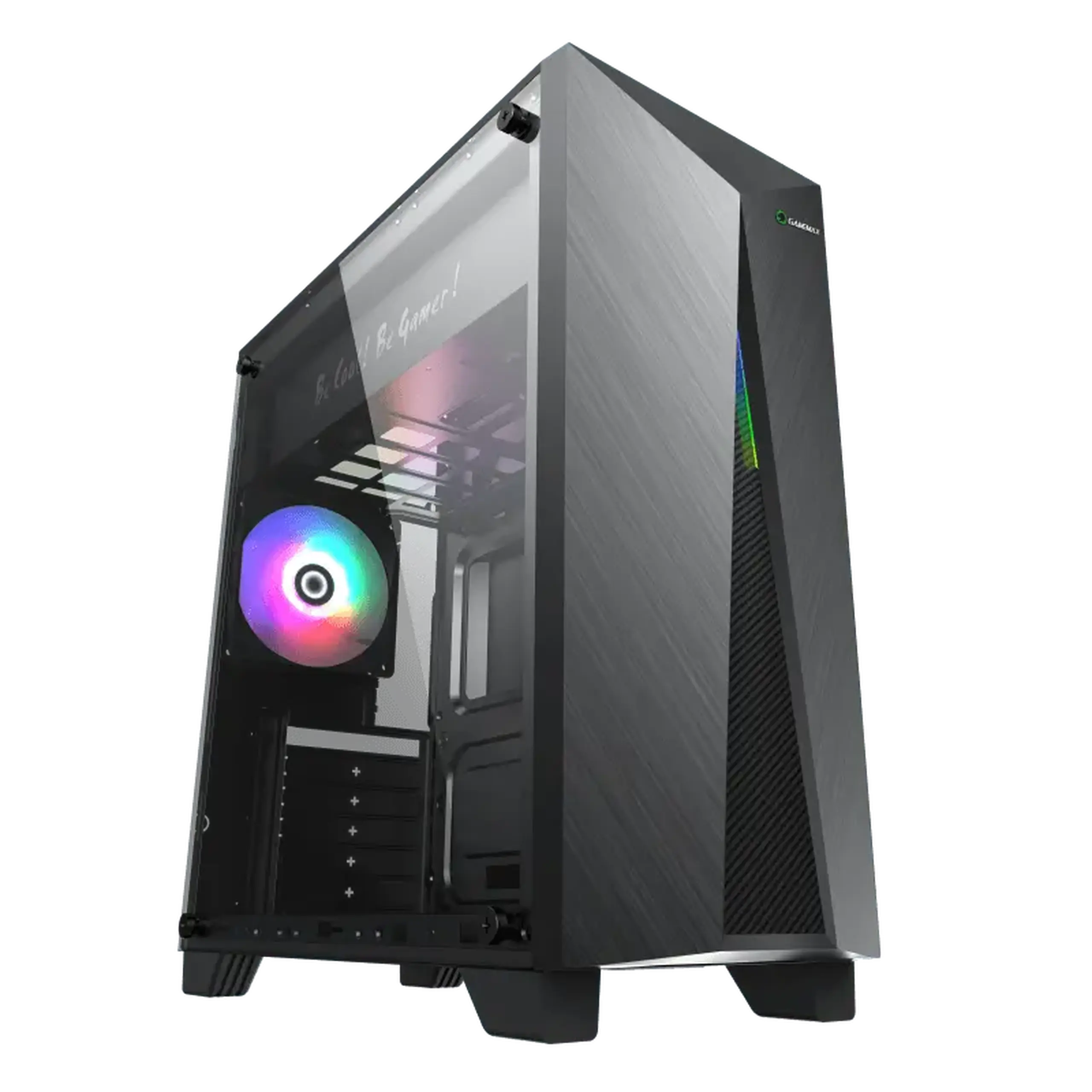 Carcasă PC Gamemax Nova N6, Midi-Tower, Fără PSU, Negru