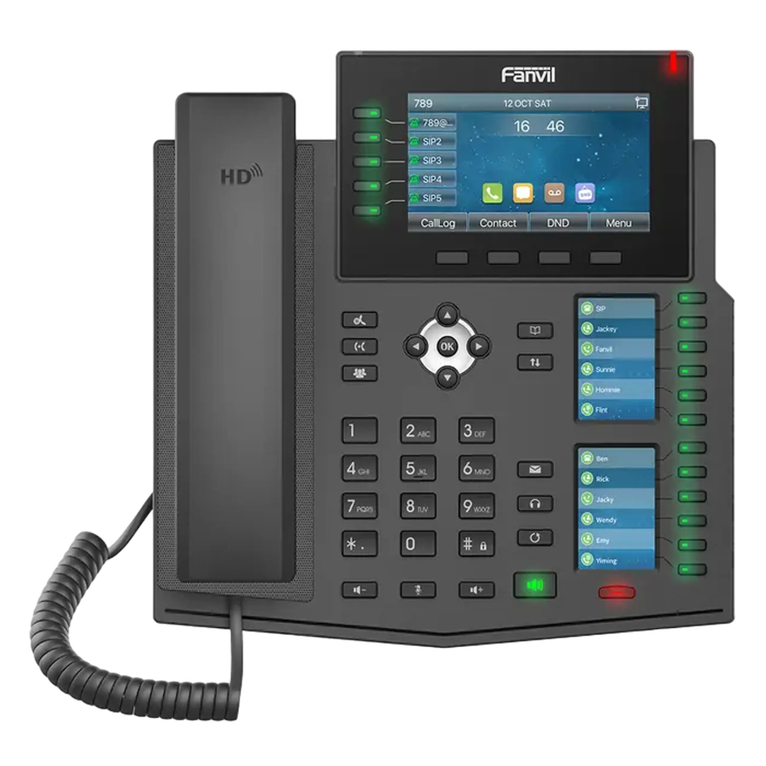 Telefon IP Fanvil X6U, Negru