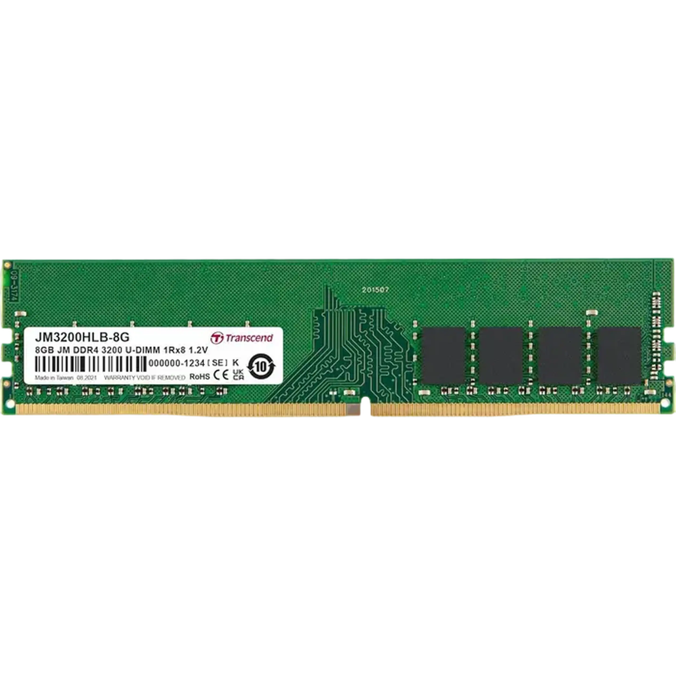 Memorie RAM Transcend JM3200HLB-8G, DDR4 SDRAM, 3200 MHz, 8GB
