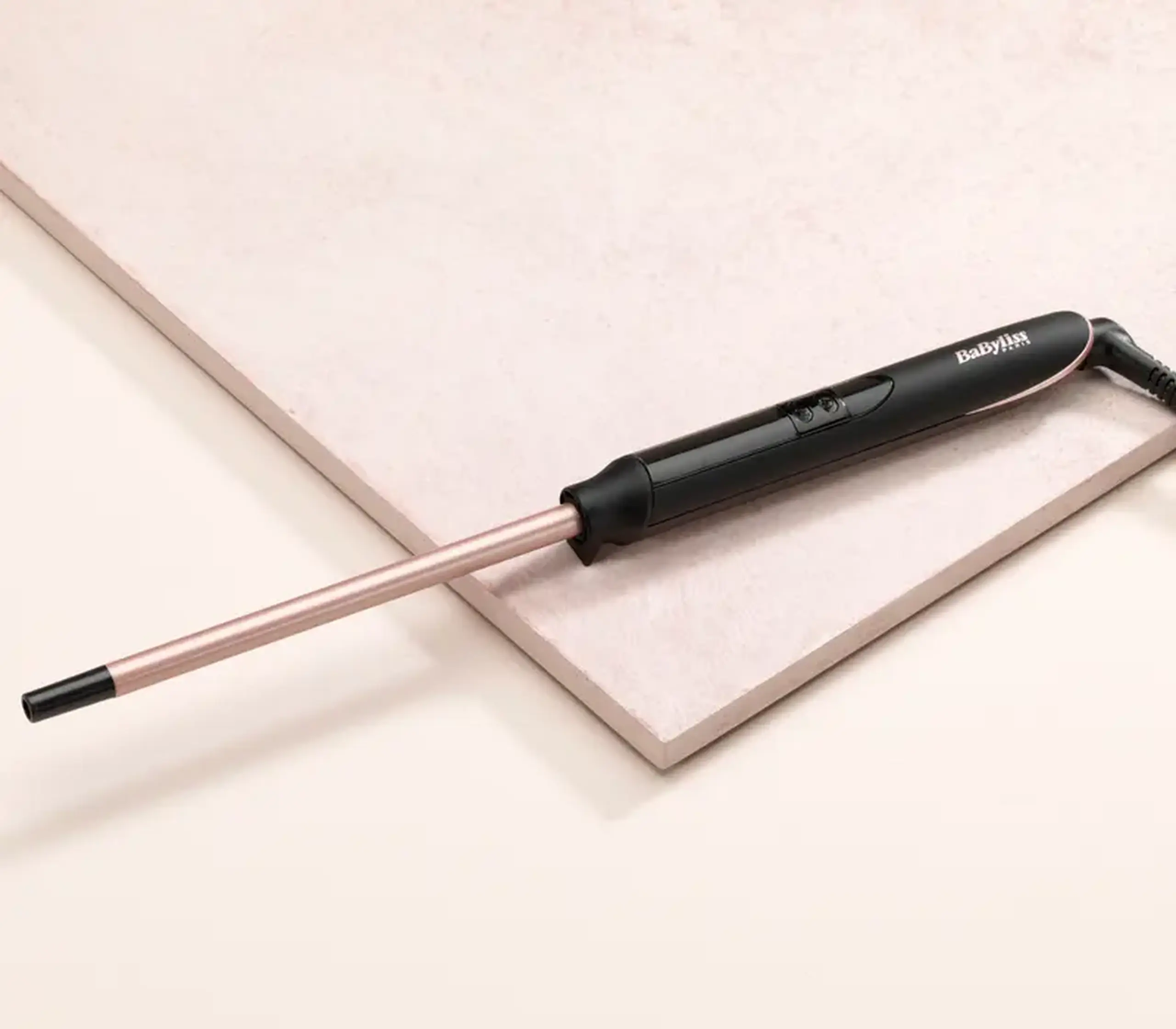 Ondulator de păr BaByliss Tight Curls Wand C449E, Negru