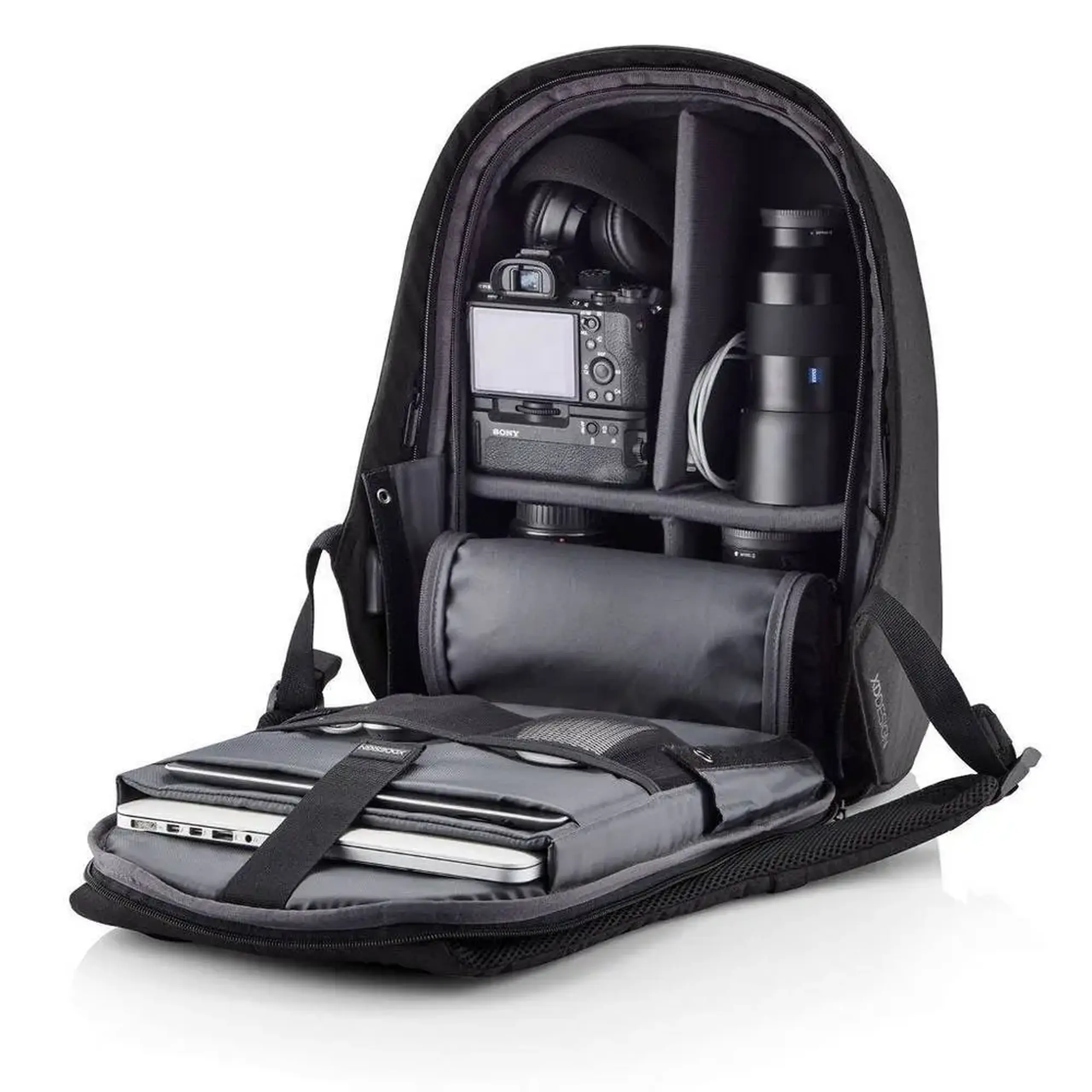 Rucsac pentru Laptop Bobby Hero XL, Țesături, Negru