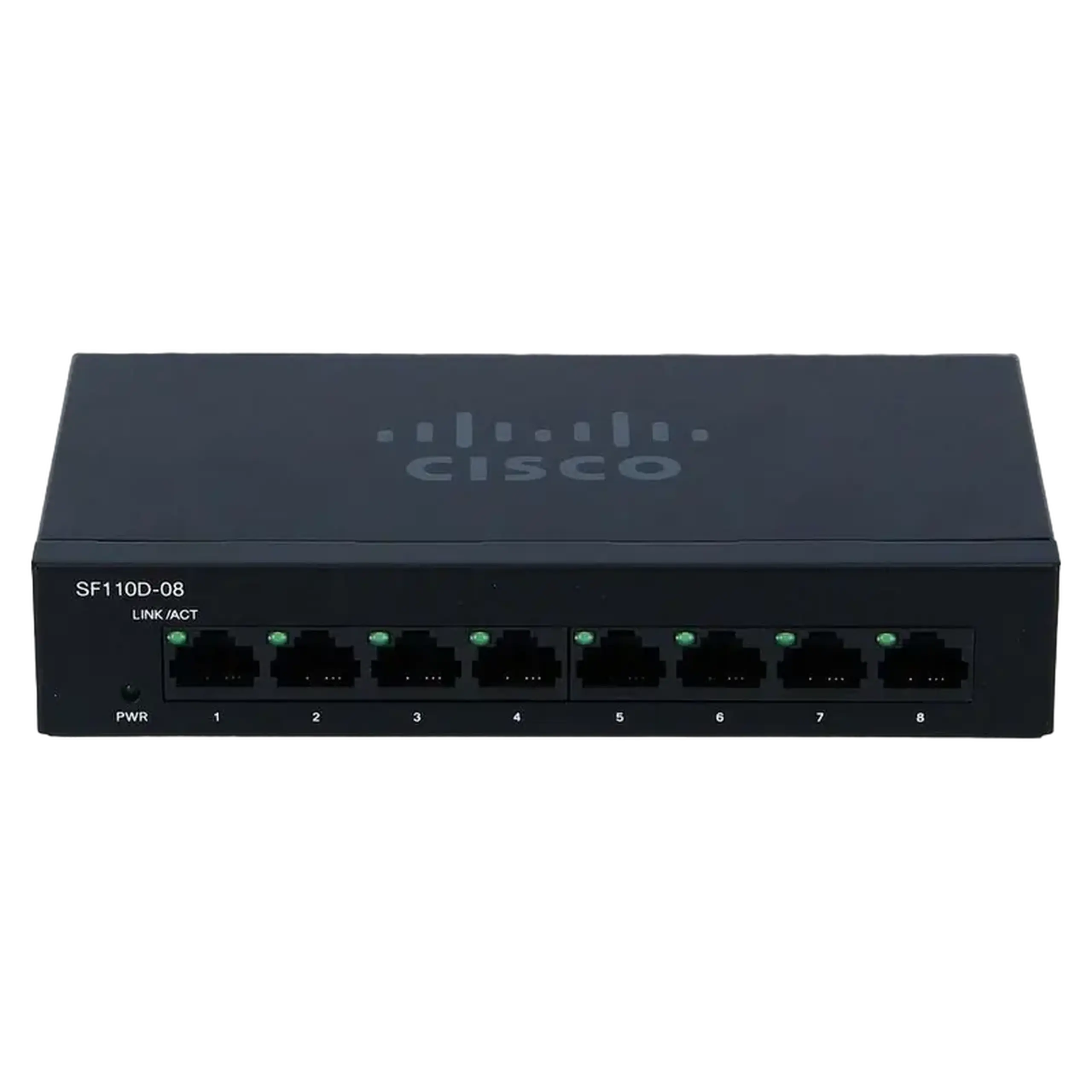 Switch de rețea Cisco SF110D-08, 8x 10/100 Mbps