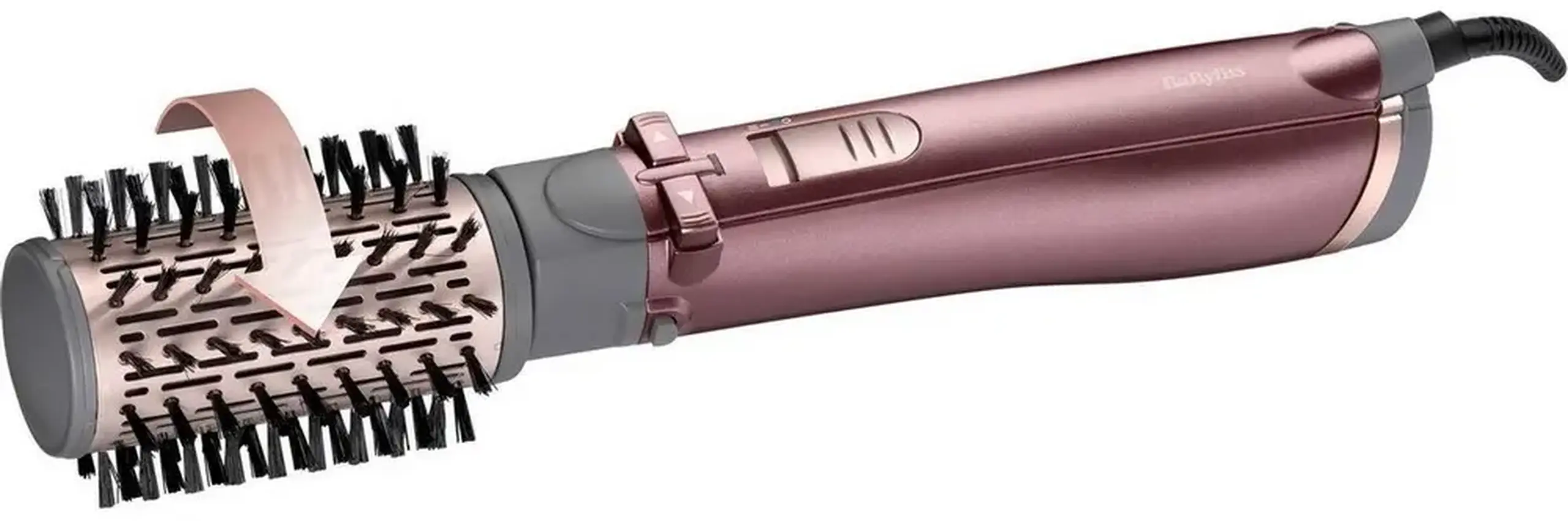Uscător de păr-perie BaByliss Beliss Big Hair AS960E, 1000 W, Roz