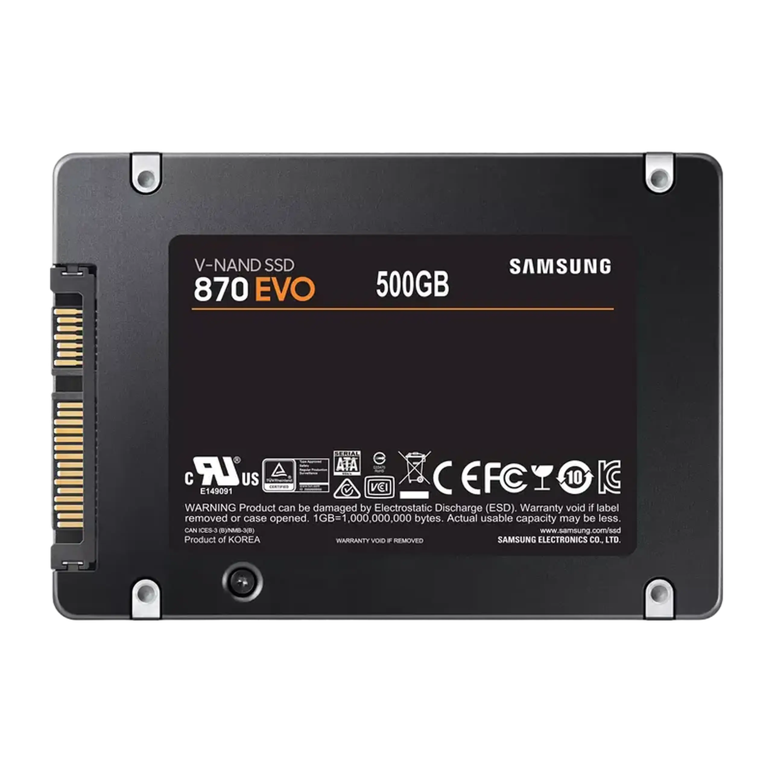 Unitate SSD Samsung 870 EVO MZ-77E500, 500GB, MZ-77E500BW