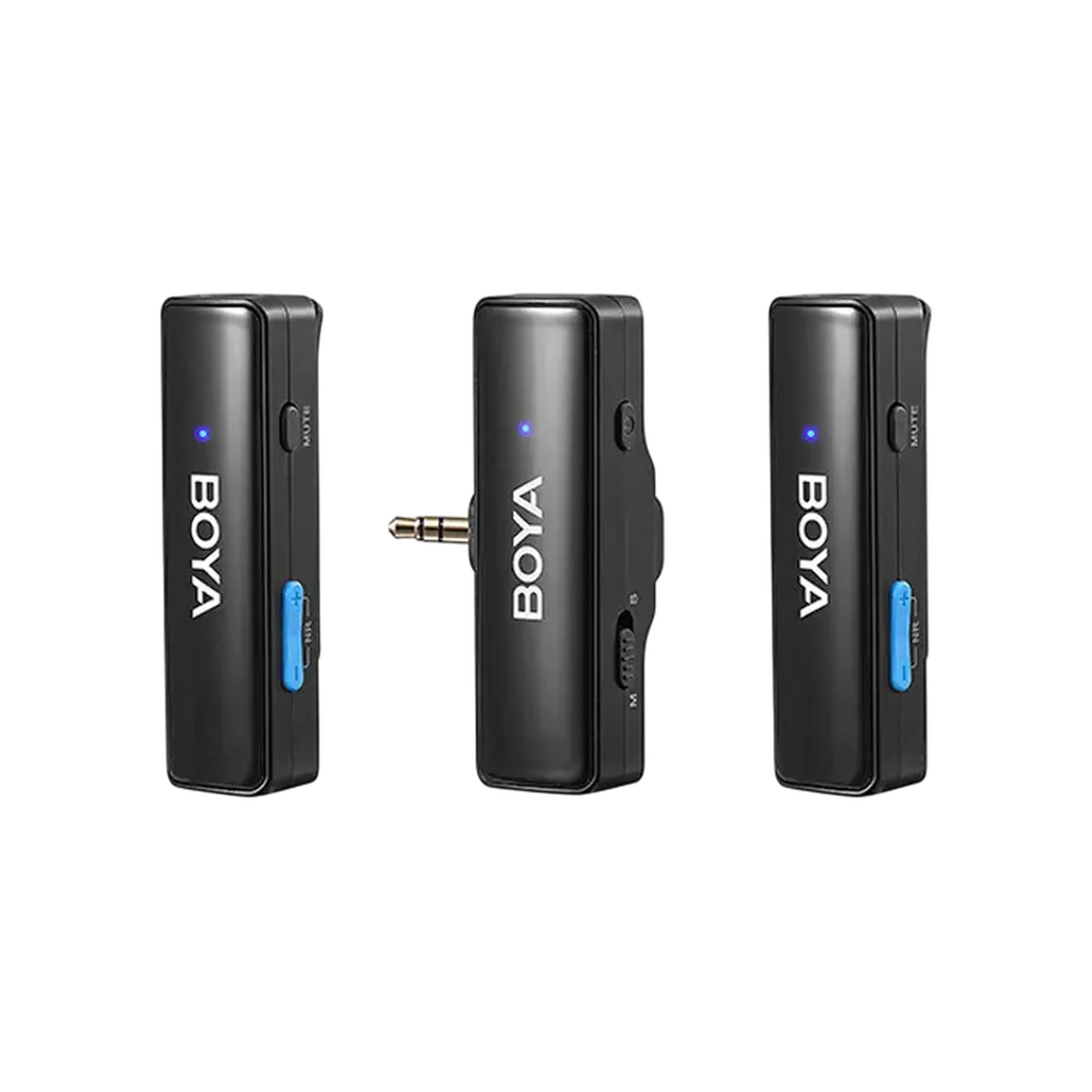 Microfon portabil pentru înregistrare vocală Boya Boyalink, Fără fir, Negru