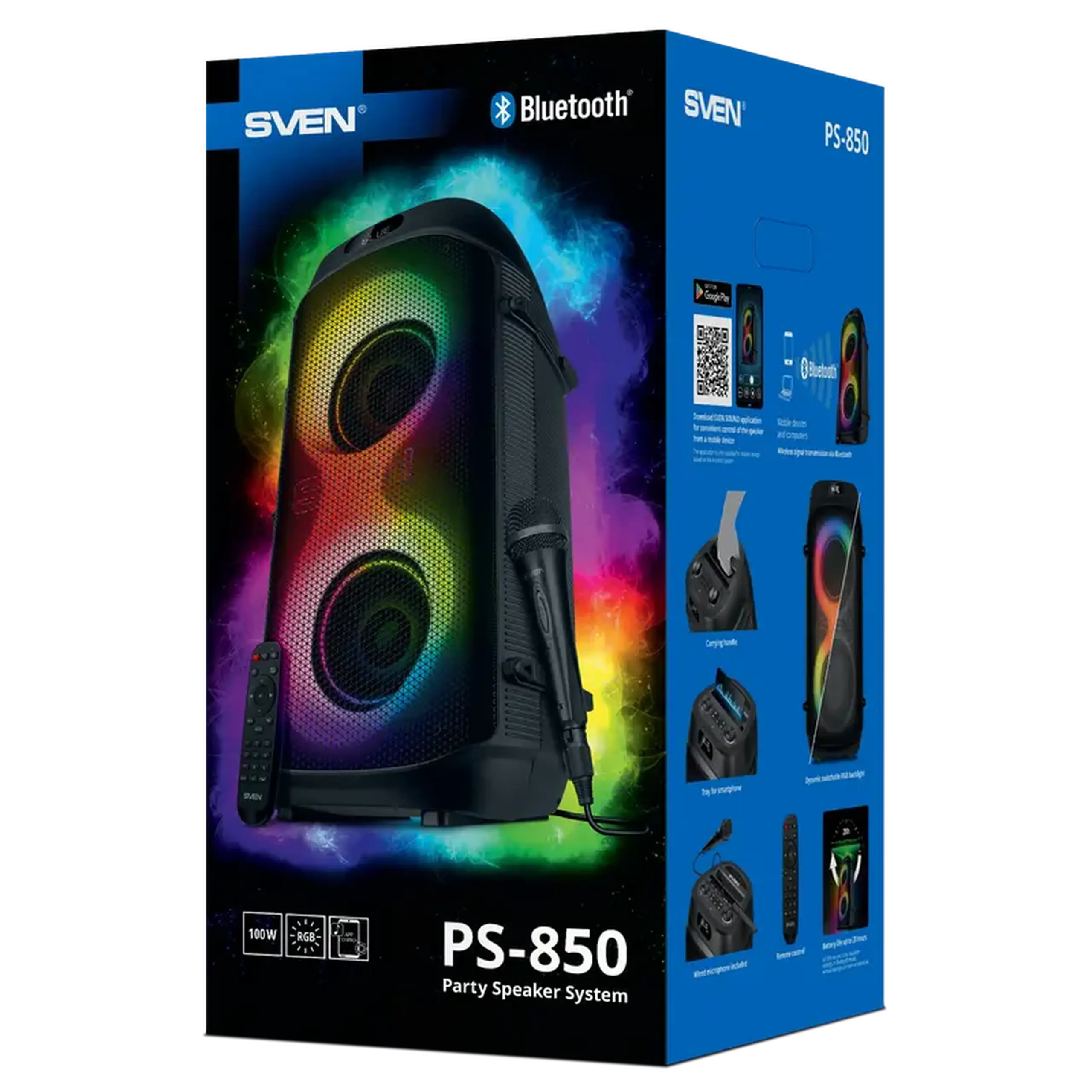 Sistem audio SVEN PS-850, Negru