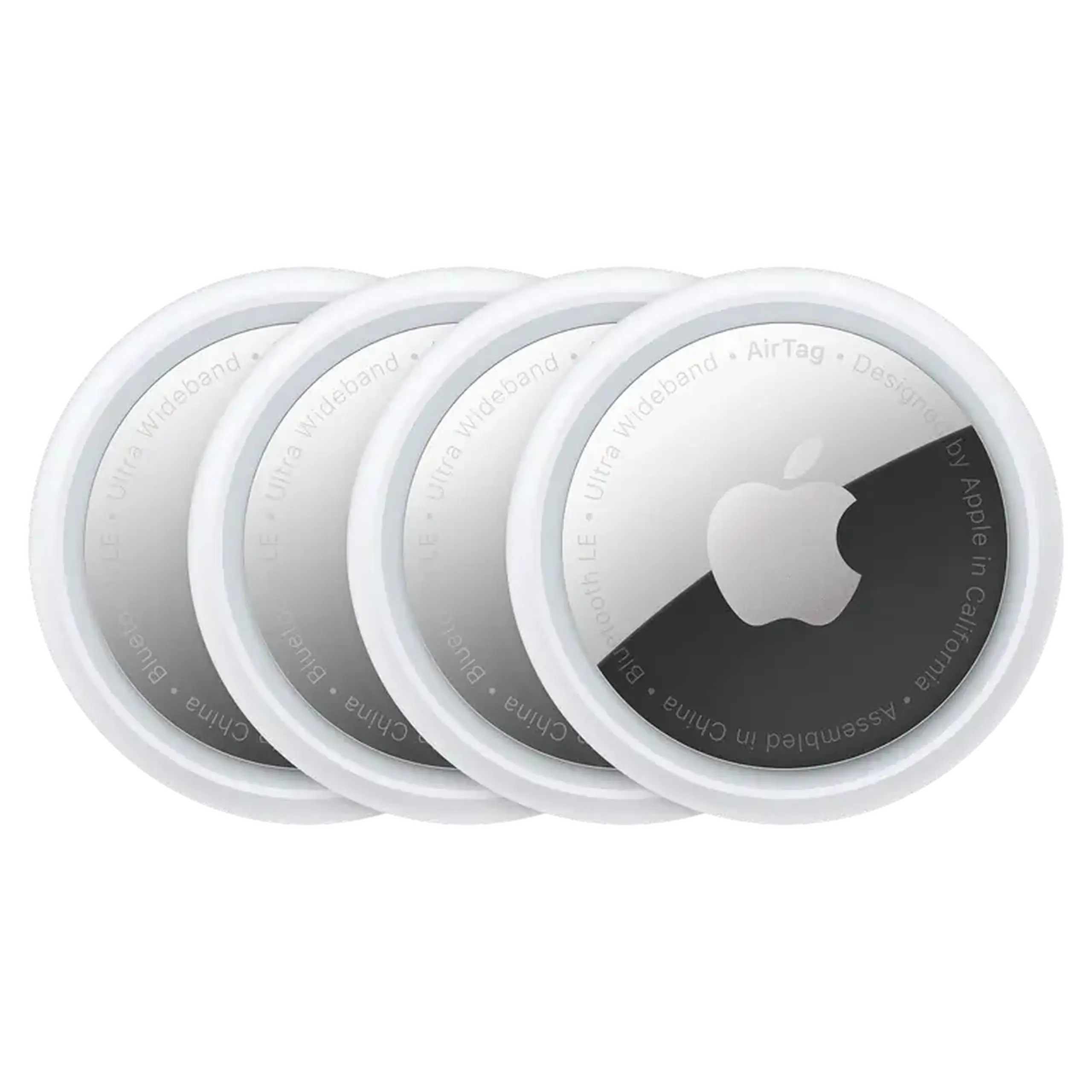 Tracker inteligent Apple AirTag, 4 buc, Alb
