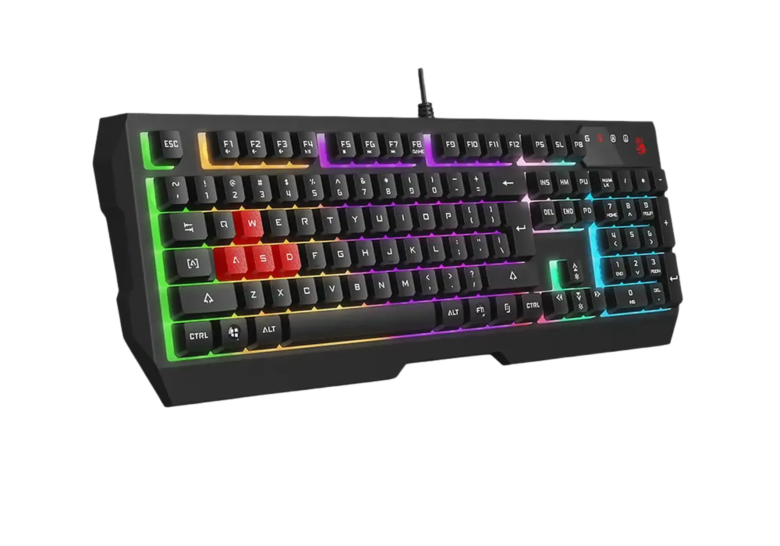 Tastatură Bloody B135N, Cu fir, Negru