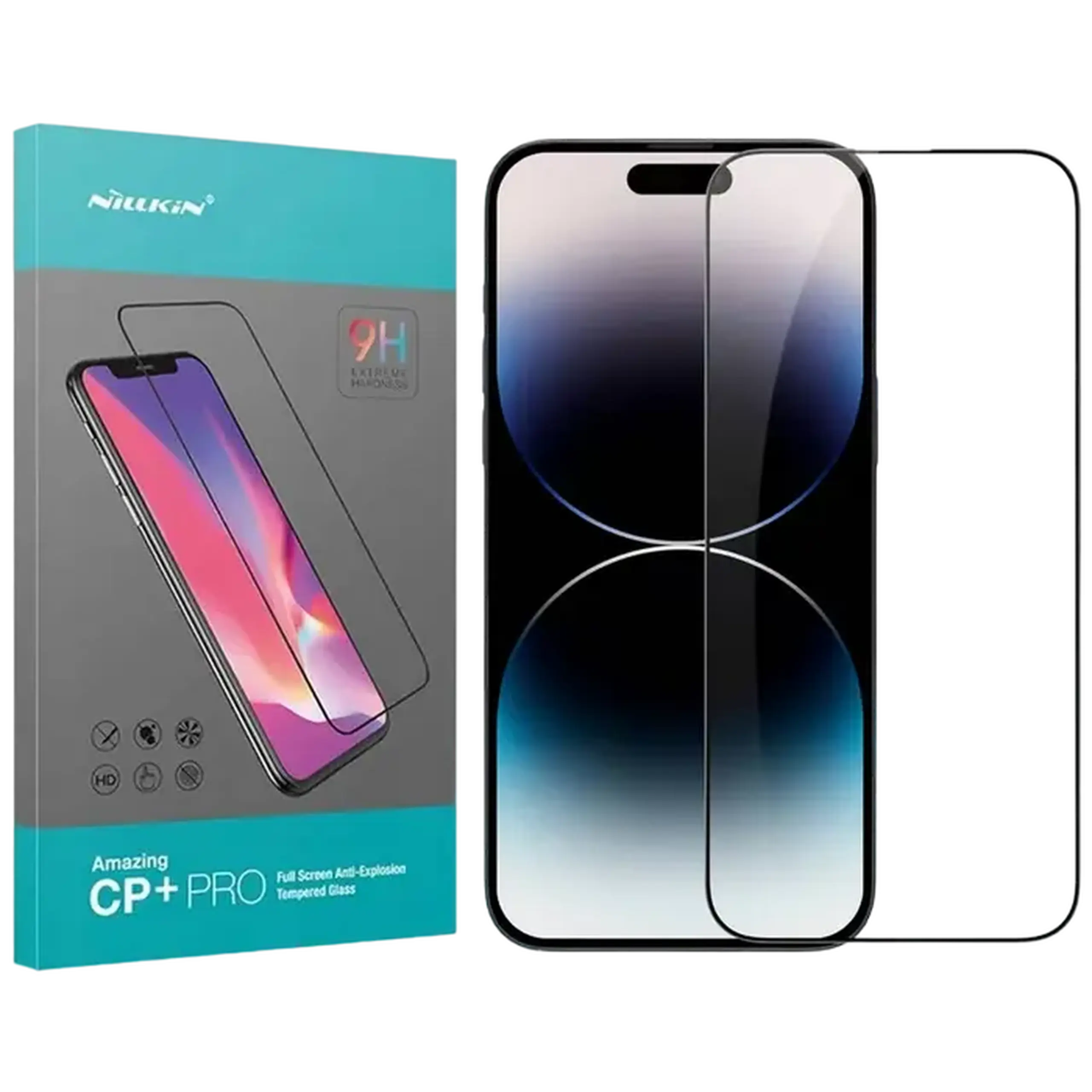 Sticlă de protecție Nillkin iPhone 15 Pro Max CP+ pro, Negru