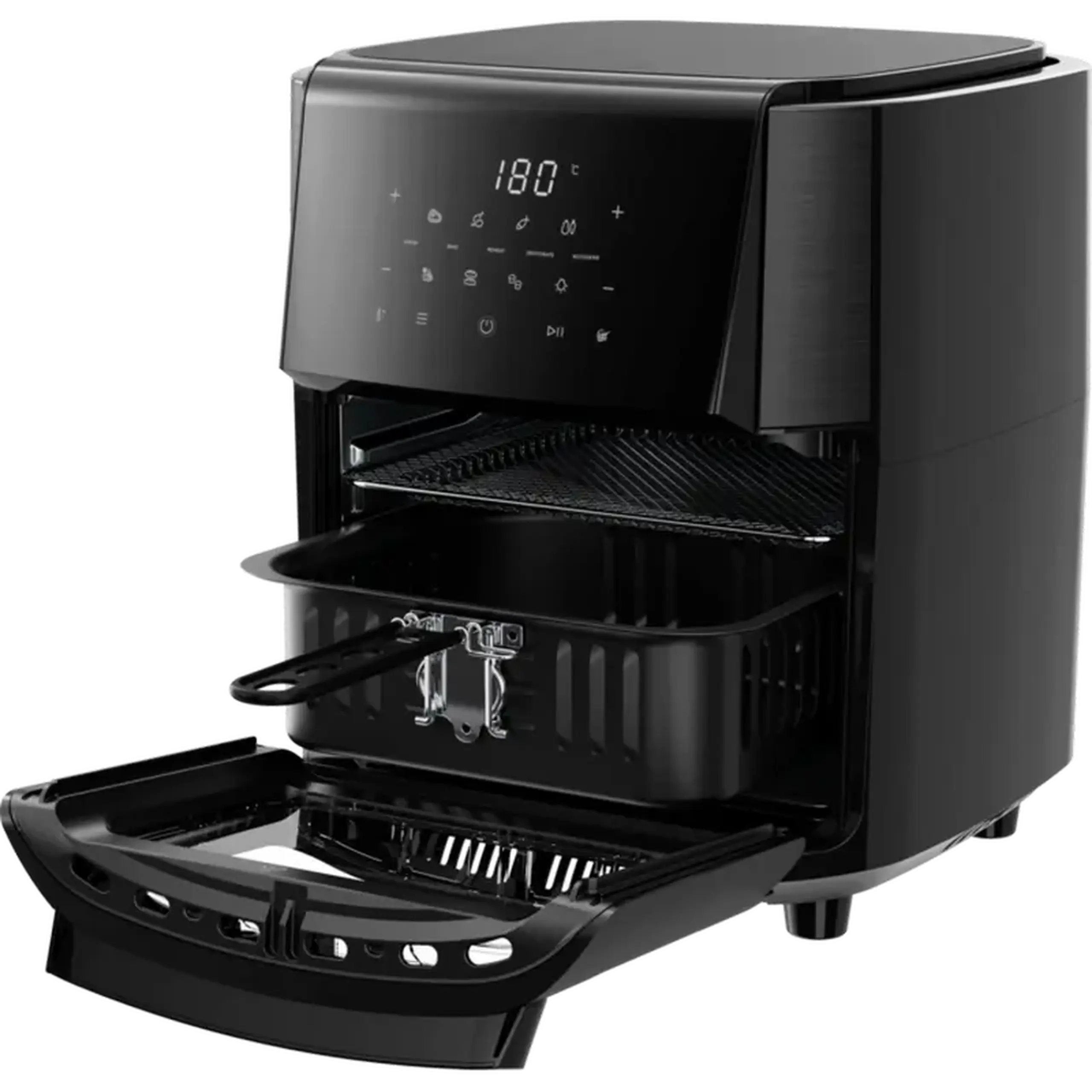 Friteuză cu aer cald Electrolux EAF12B, Negru