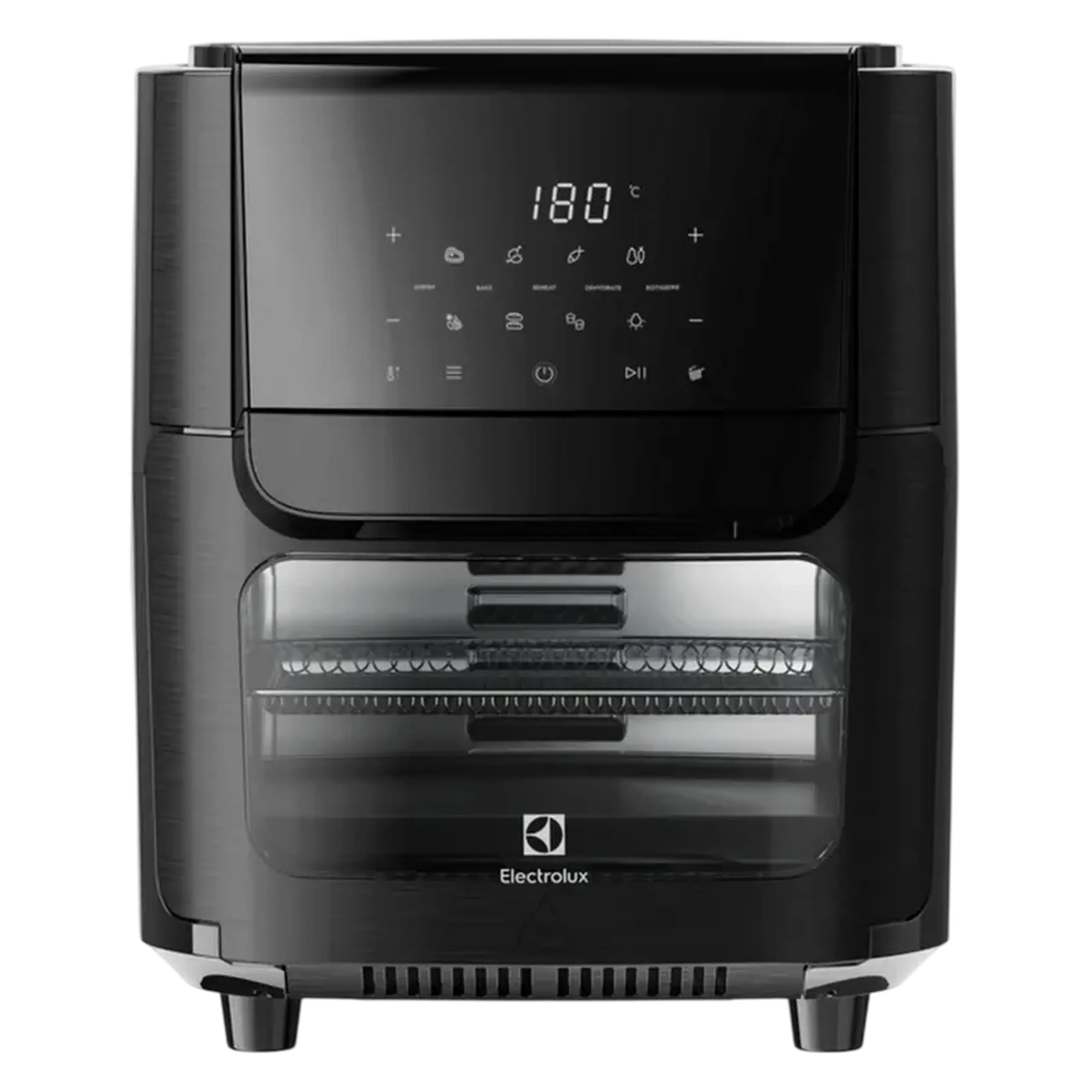 Friteuză cu aer cald Electrolux EAF12B, Negru