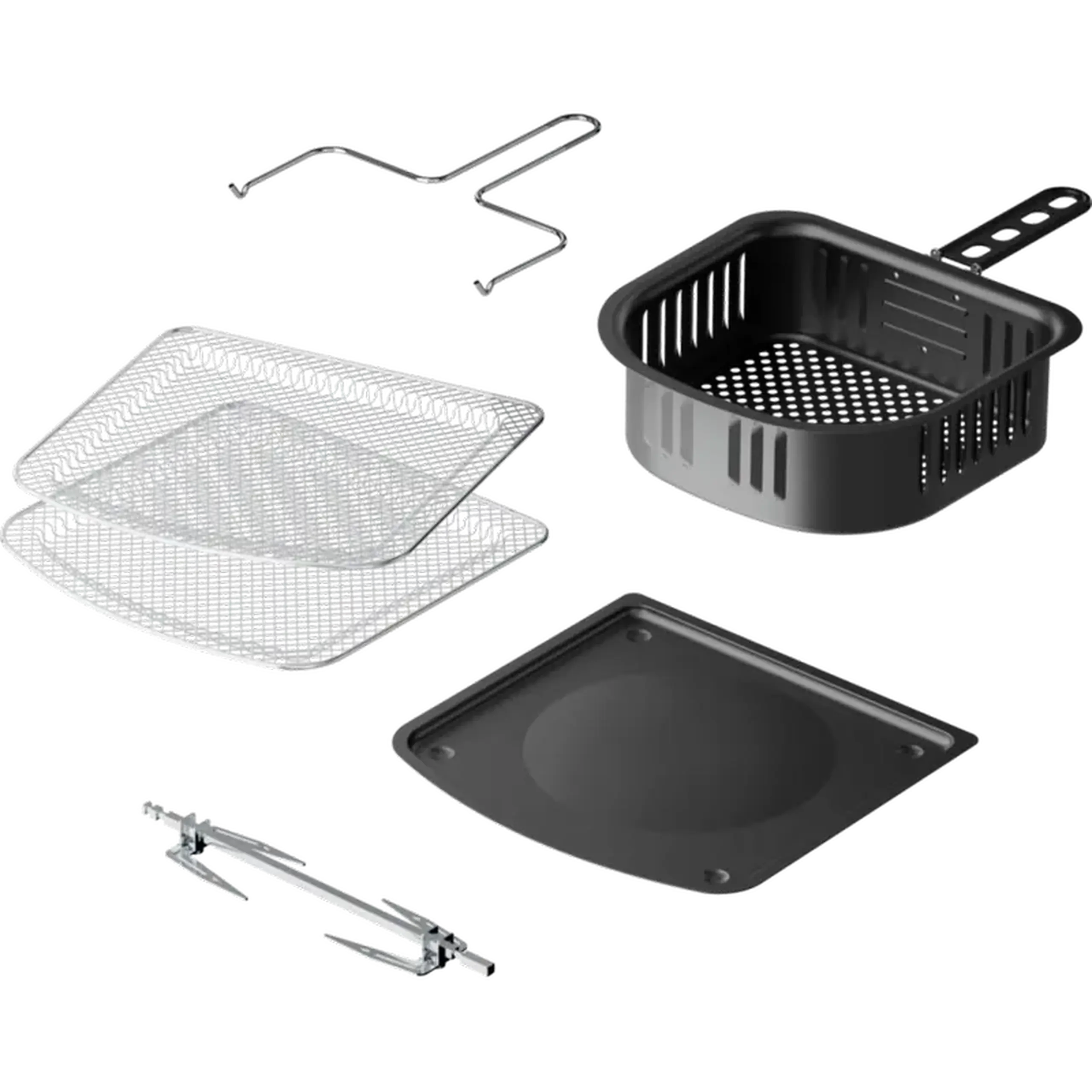 Friteuză cu aer cald Electrolux EAF12B, Negru