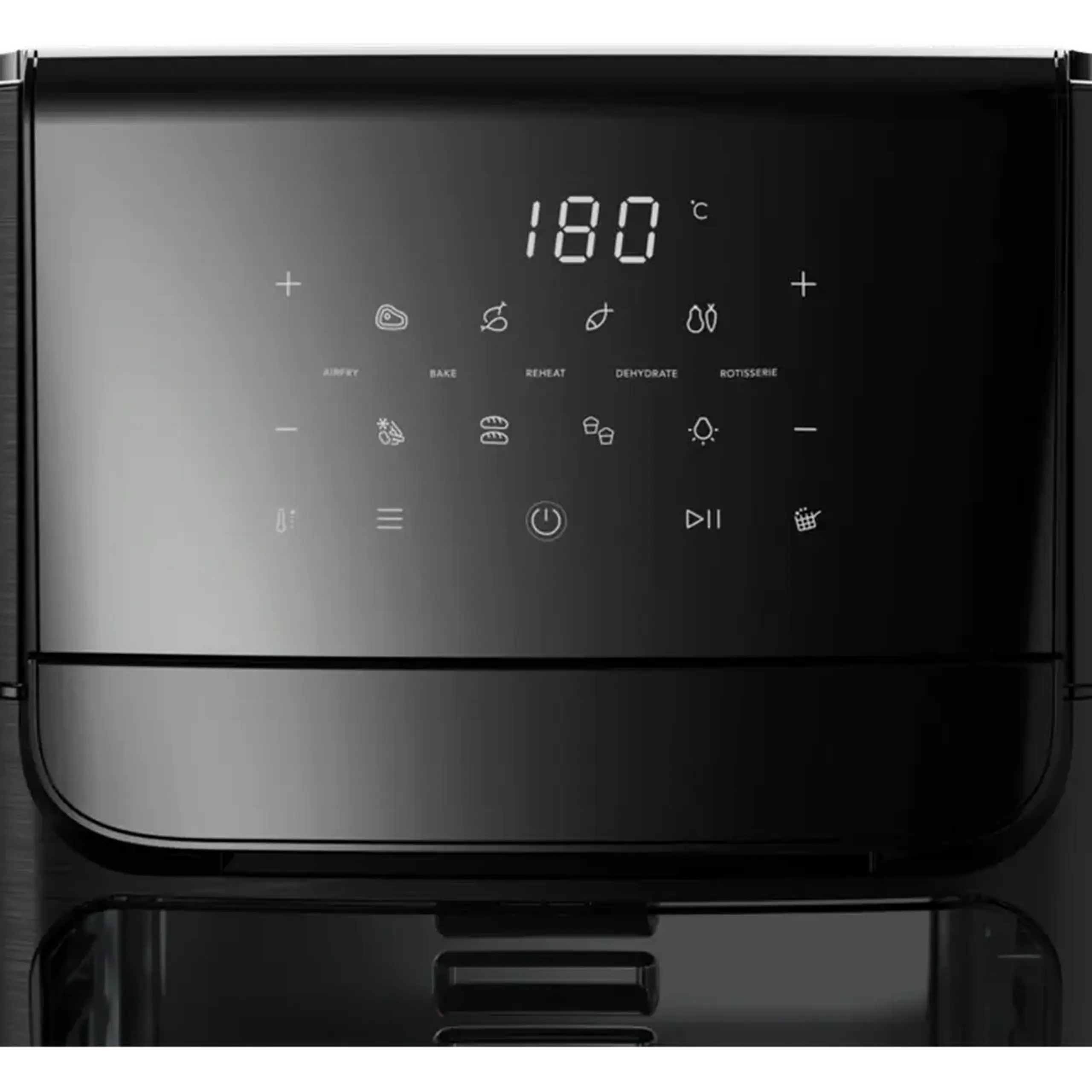 Friteuză cu aer cald Electrolux EAF12B, Negru