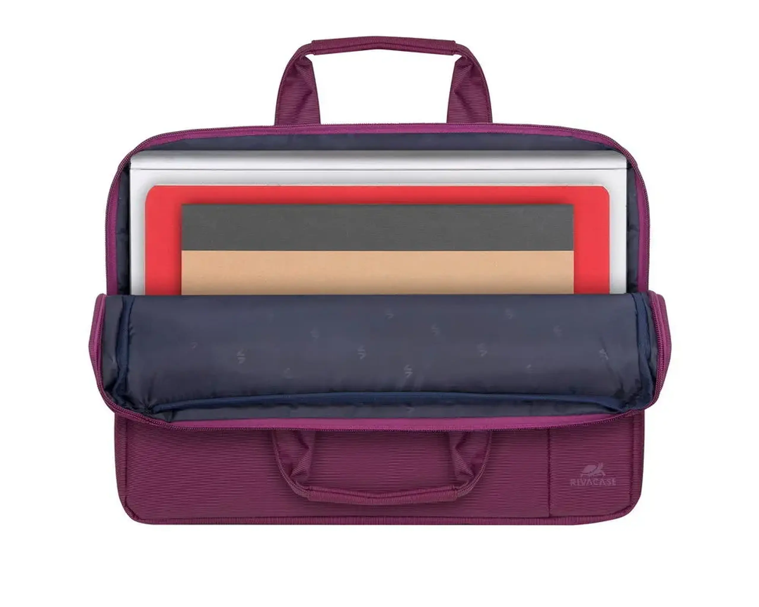 Geantă pentru Laptop RivaCase Central, 15.6", Poliester, Violet
