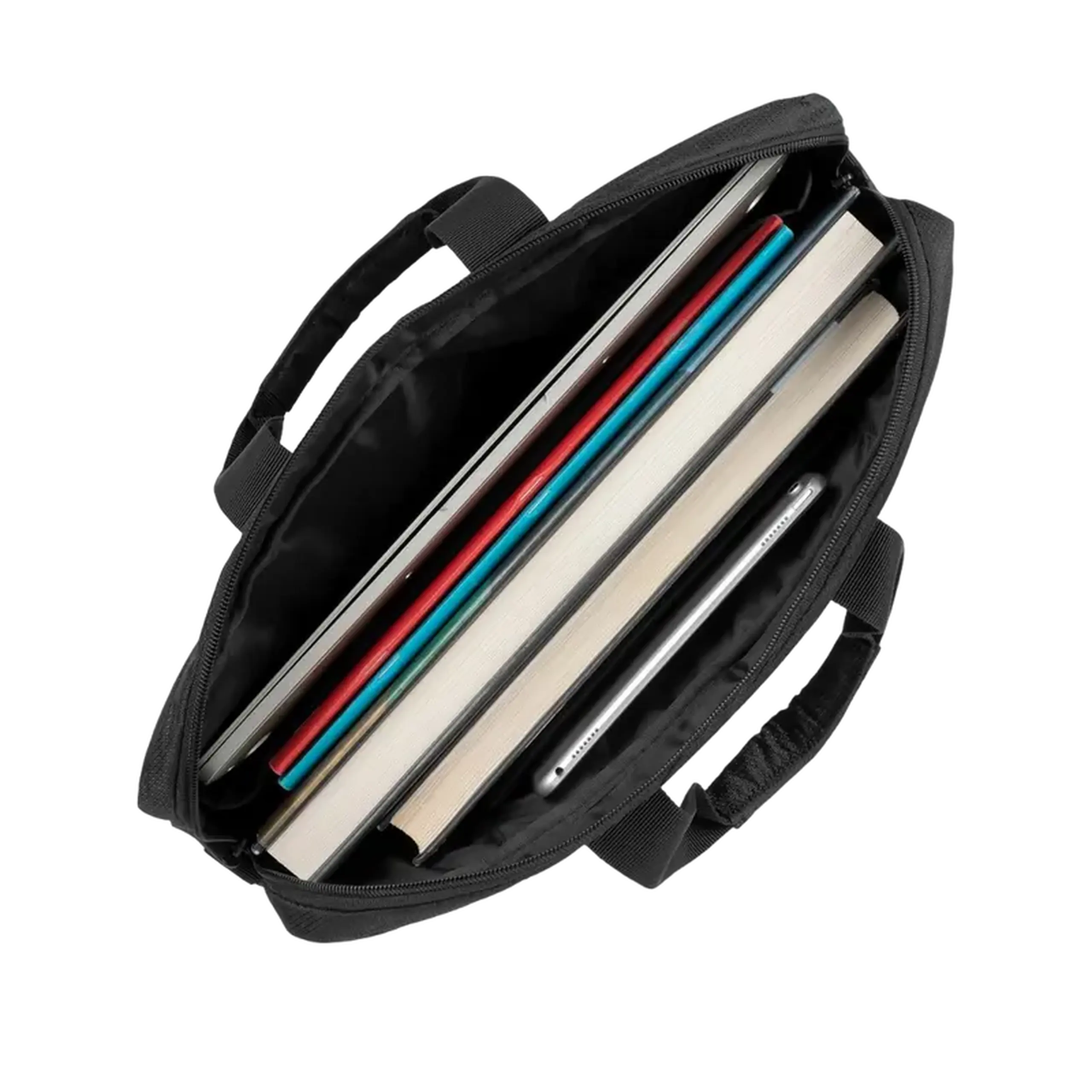 Geantă pentru Laptop Rivacase Komodo, 15.6", Poliester, Negru
