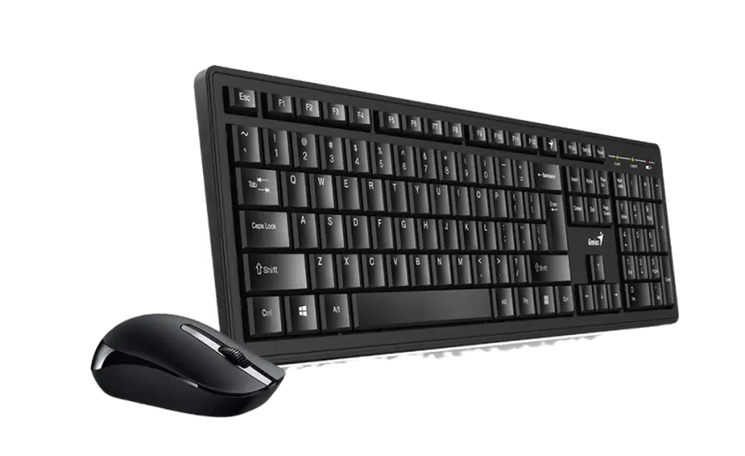 Set Tastatură + Mouse Genius KM-8200, Fără fir, Negru