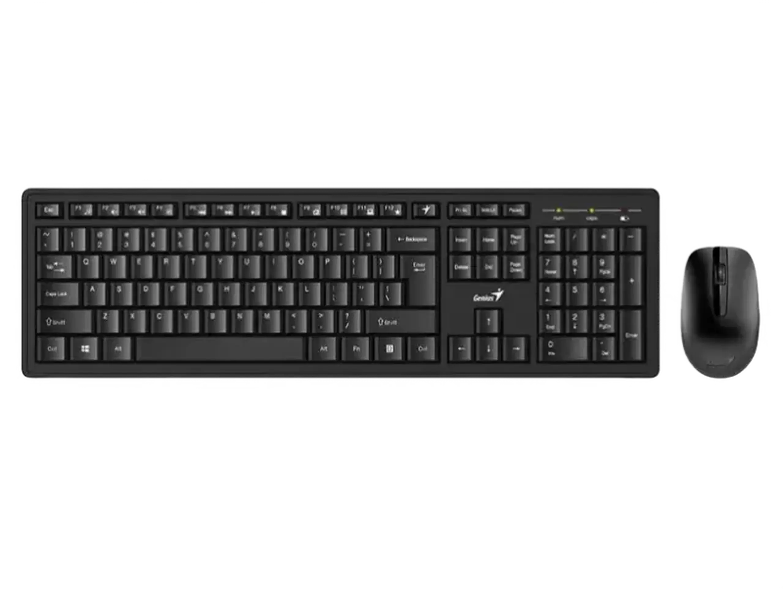 Set Tastatură + Mouse Genius KM-8200, Fără fir, Negru