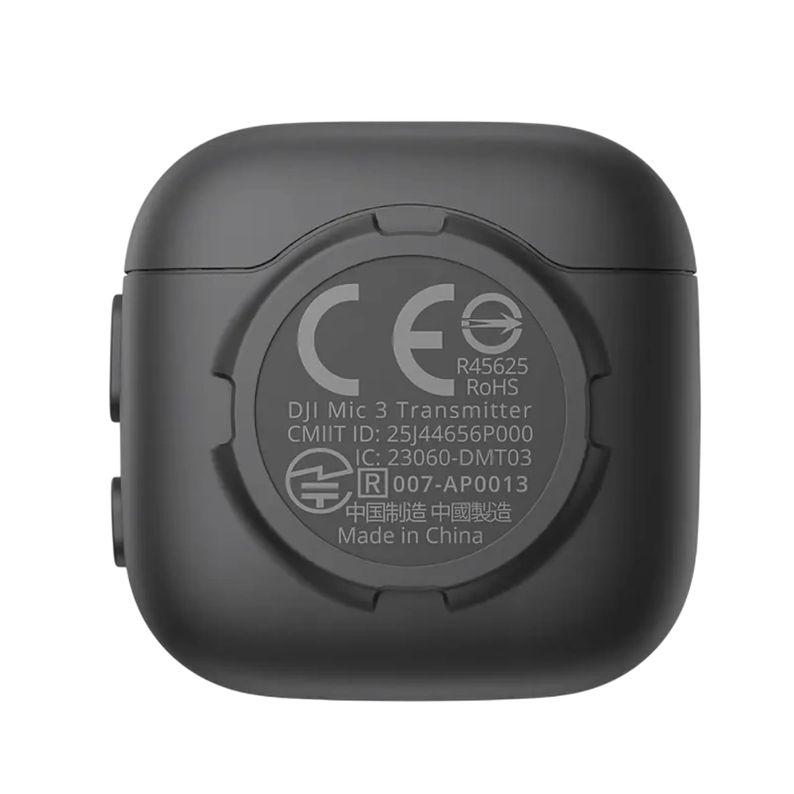 Microfon portabil pentru înregistrare vocală DJI Mic 3 Transmitter, Fără fir, Negru
