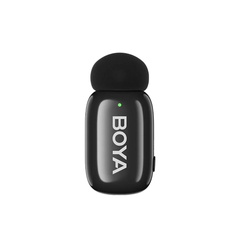 Microfon portabil pentru înregistrare vocală Boya mini 2-02, Fără fir, Negru