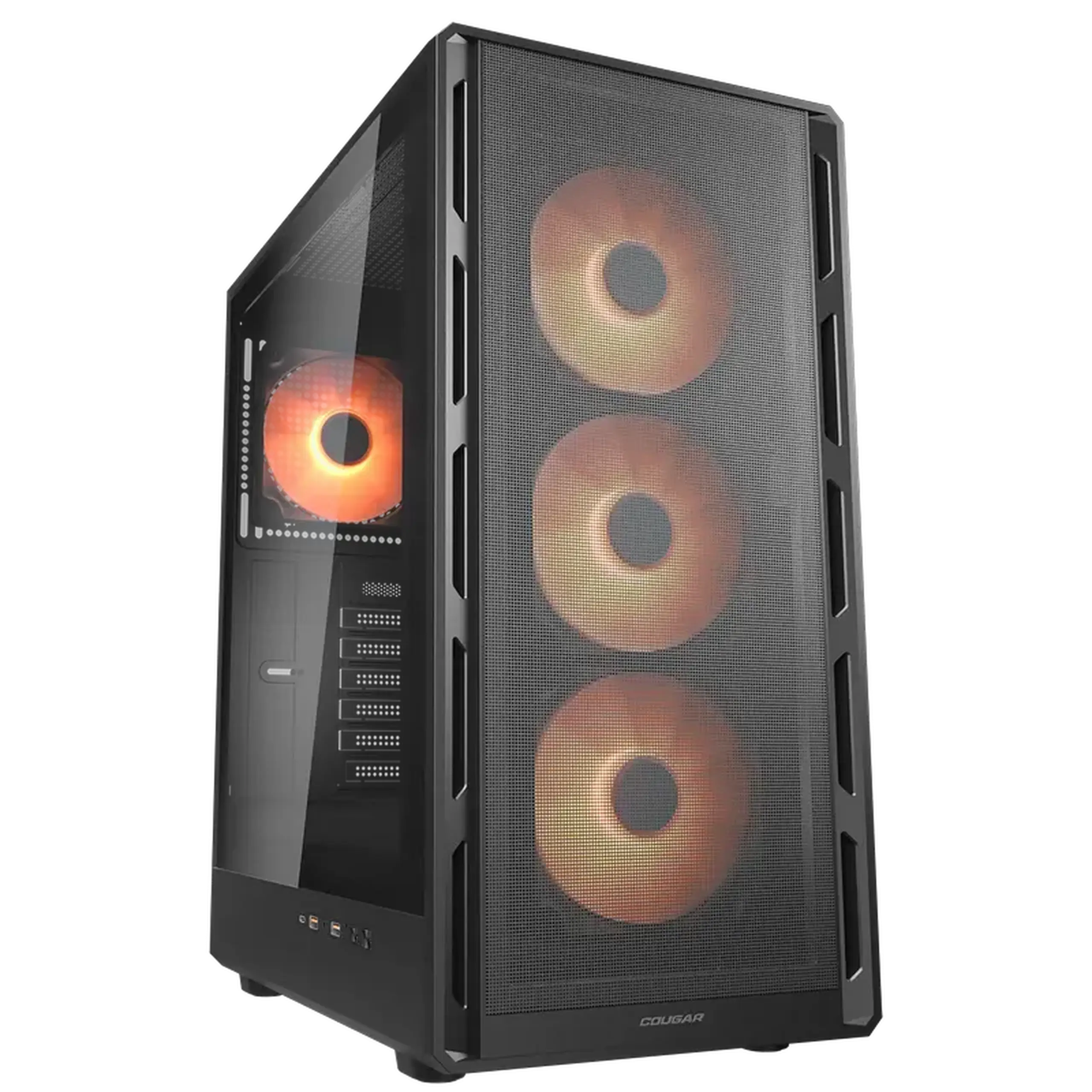 Carcasă PC Cougar Airface Pure PRO, Midi-Tower, Fără PSU, Negru
