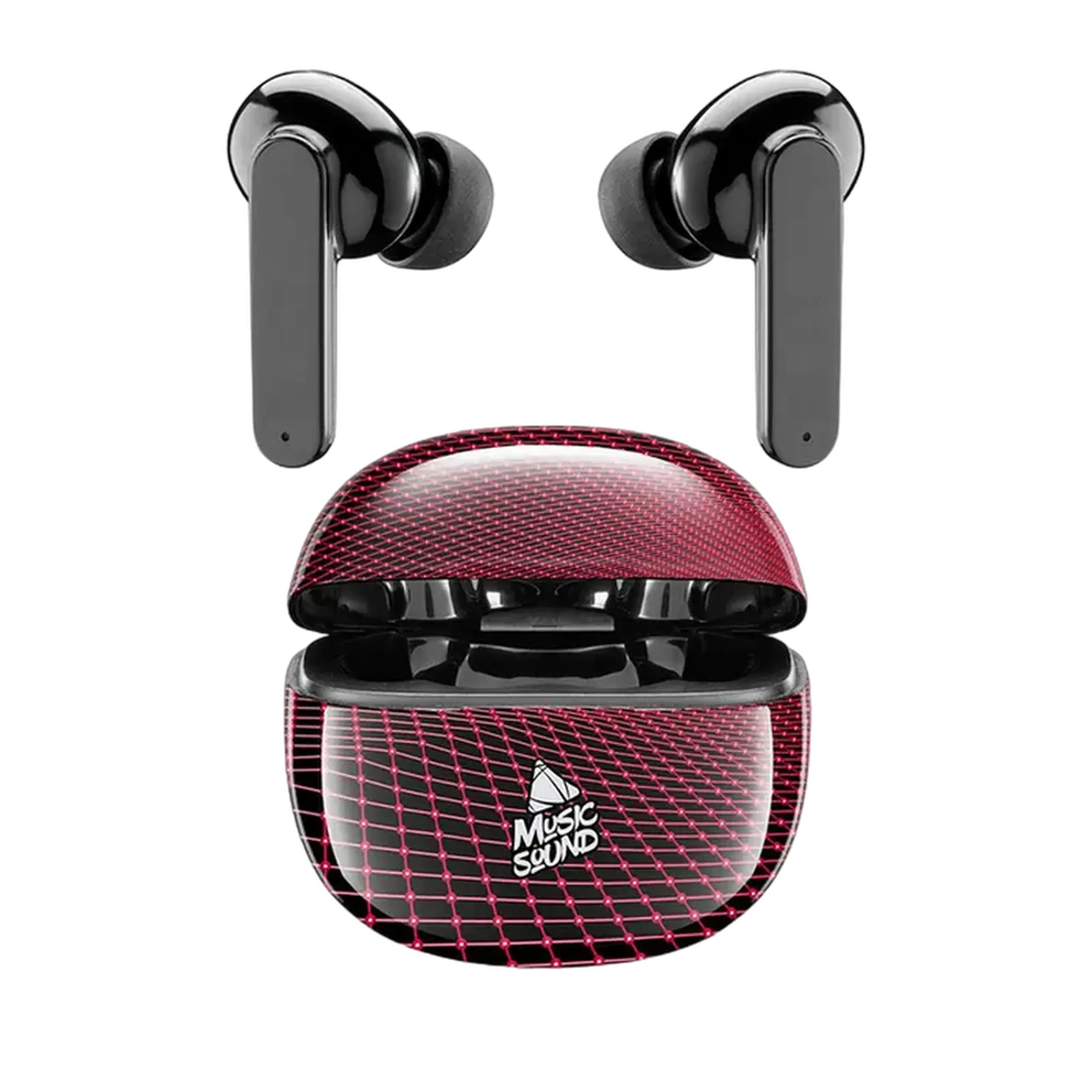 Căști Cellularline Music Sound Fantasy in ear, Negru/Rosu