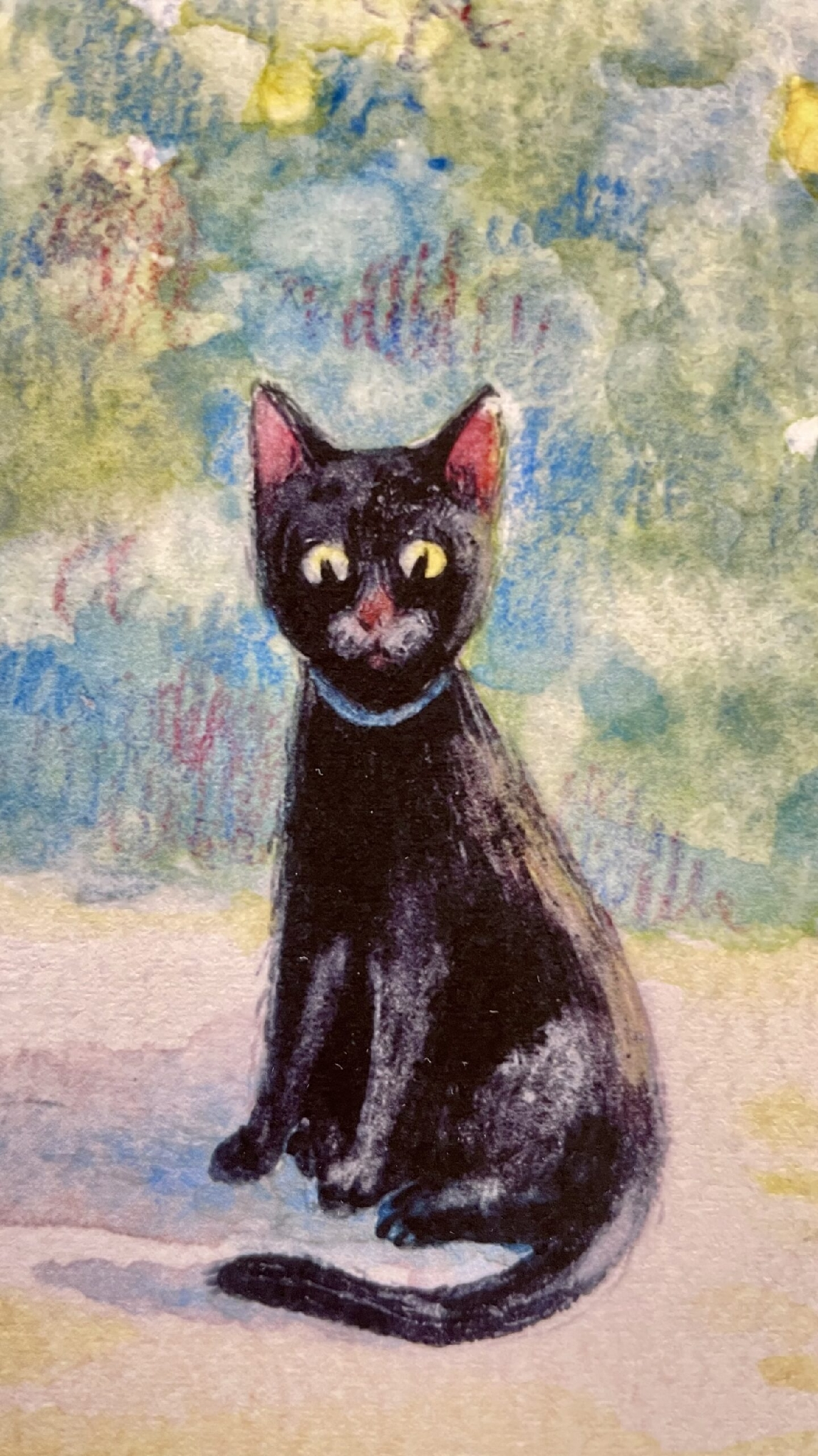 "Pisica în Grădină" | "Cat & The Garden" ART PRINT A2