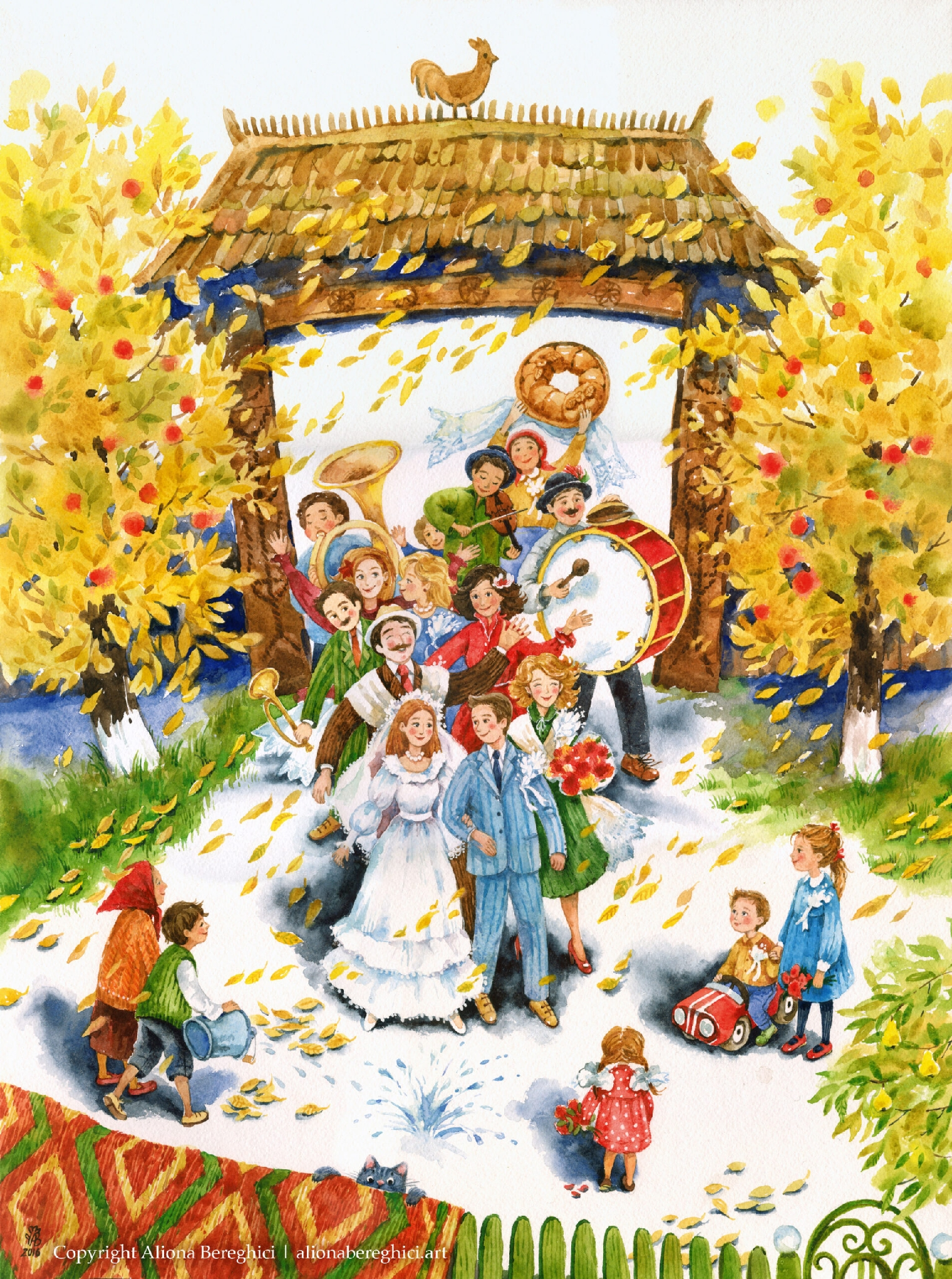 Nunta in Moldova / Moldovan Wedding ART PRINT A2