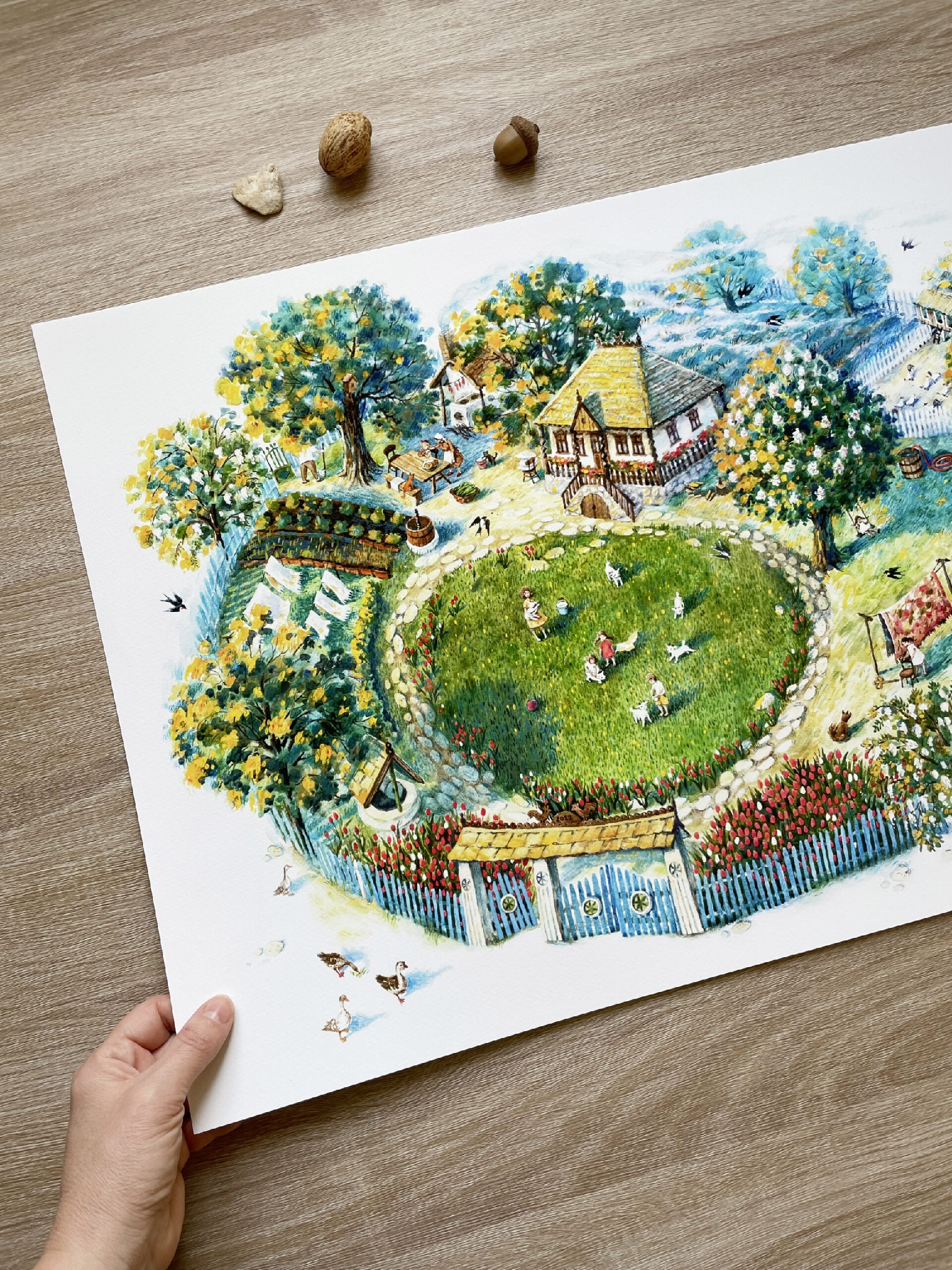 "Acasa in Mai" | "May in Moldova" ART PRINT A2