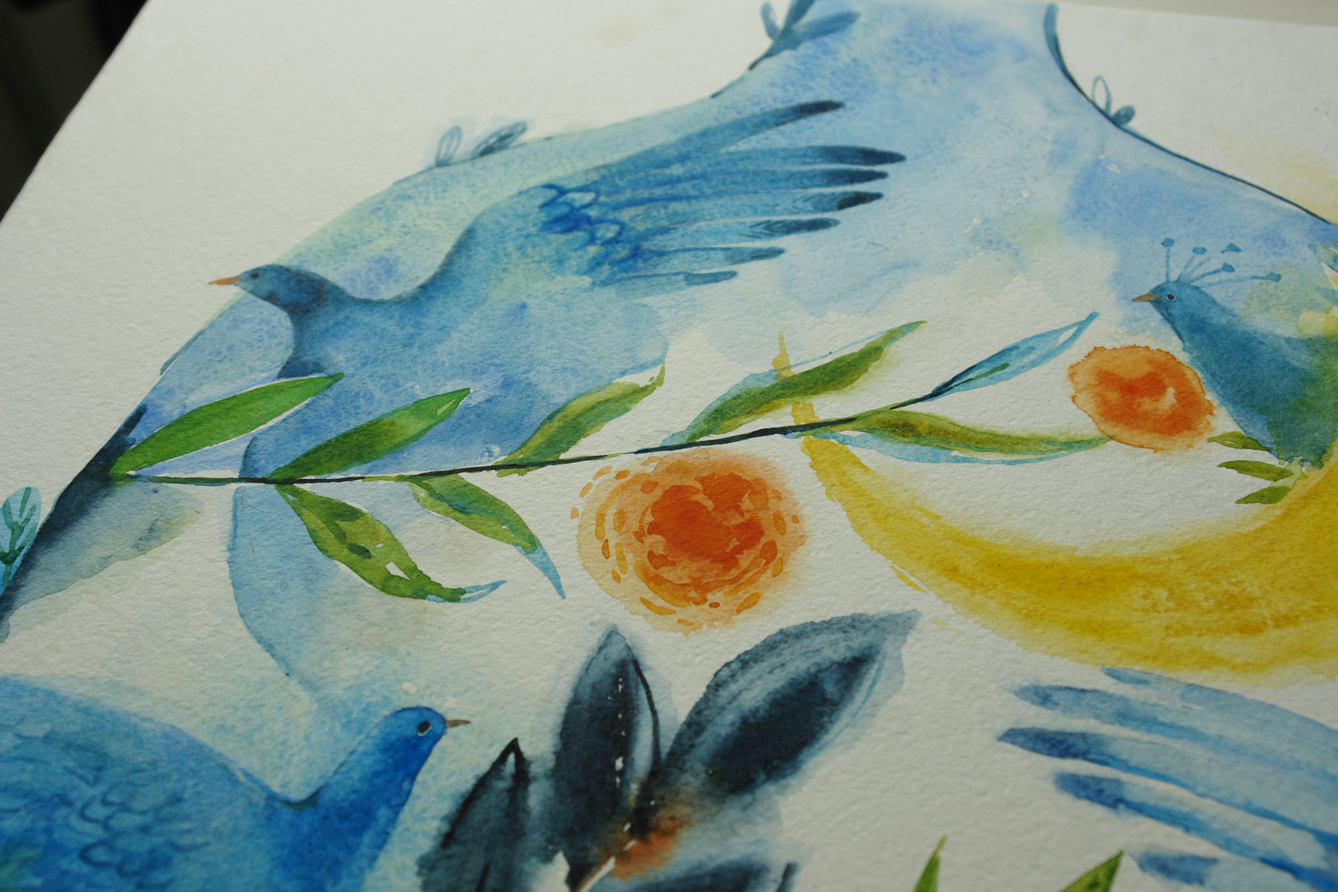 Pădurea Albastra | Blue Forest ART PRINT A2