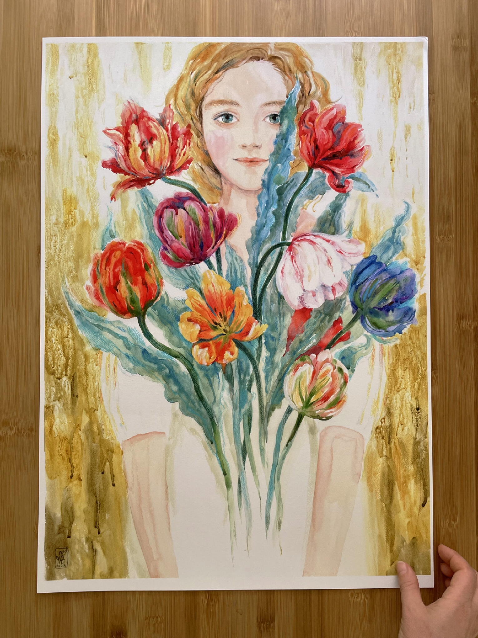 "Primavara Lalele" / ART PRINT A2