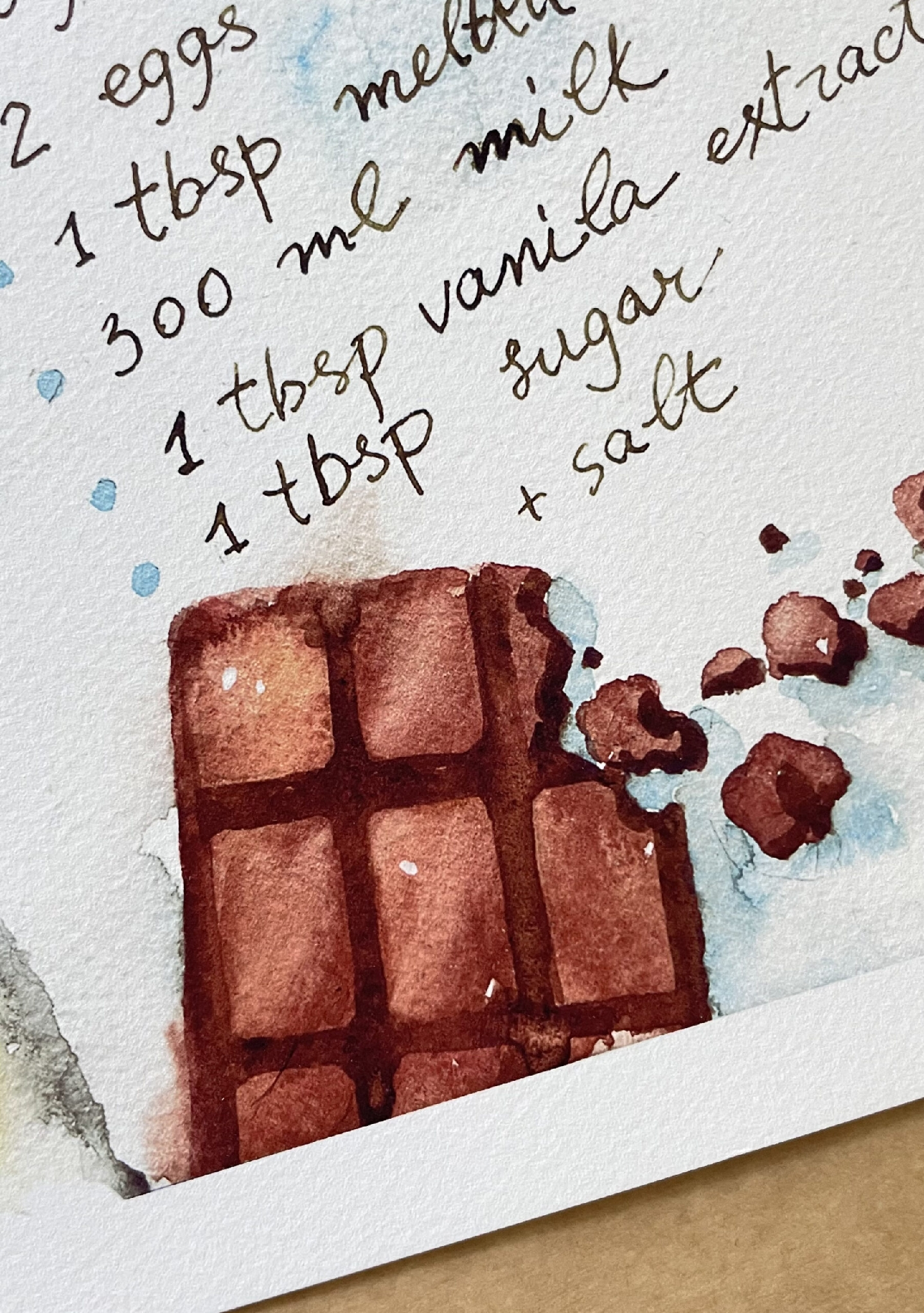 Crepes au Chocolat ART PRINT A3+