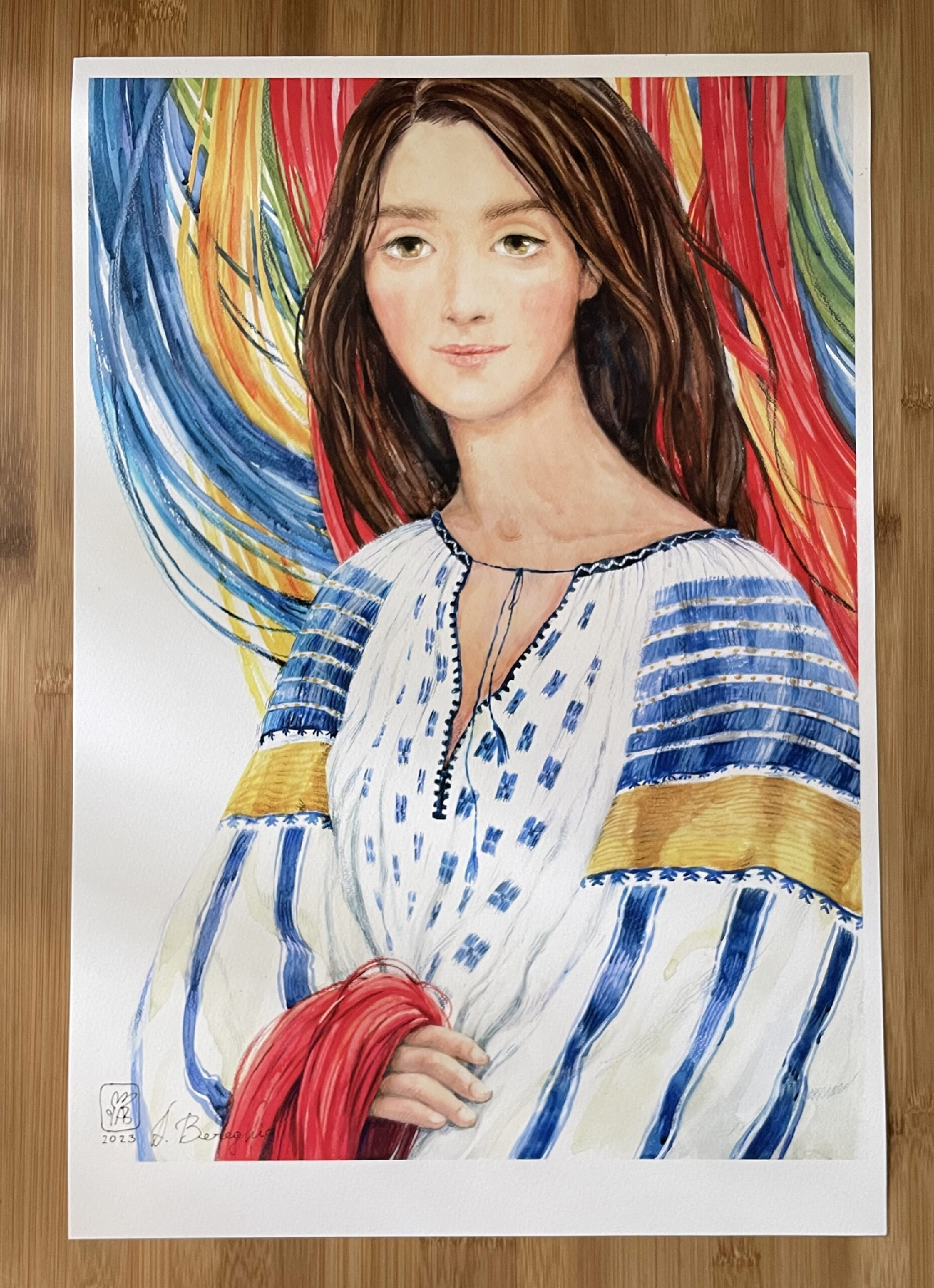 "Doina" ART PRINT A2