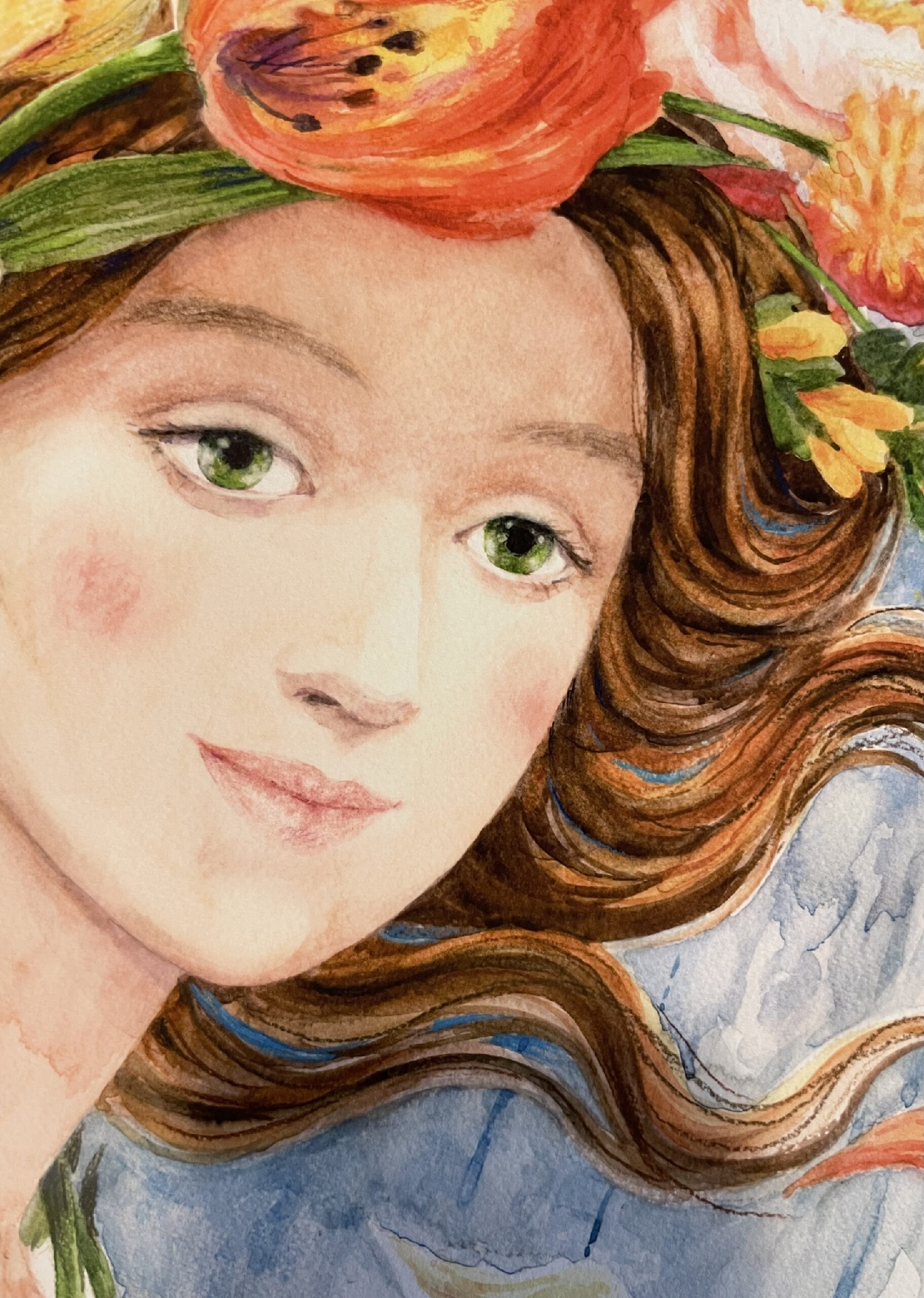 "FLORA" ART PRINT A2