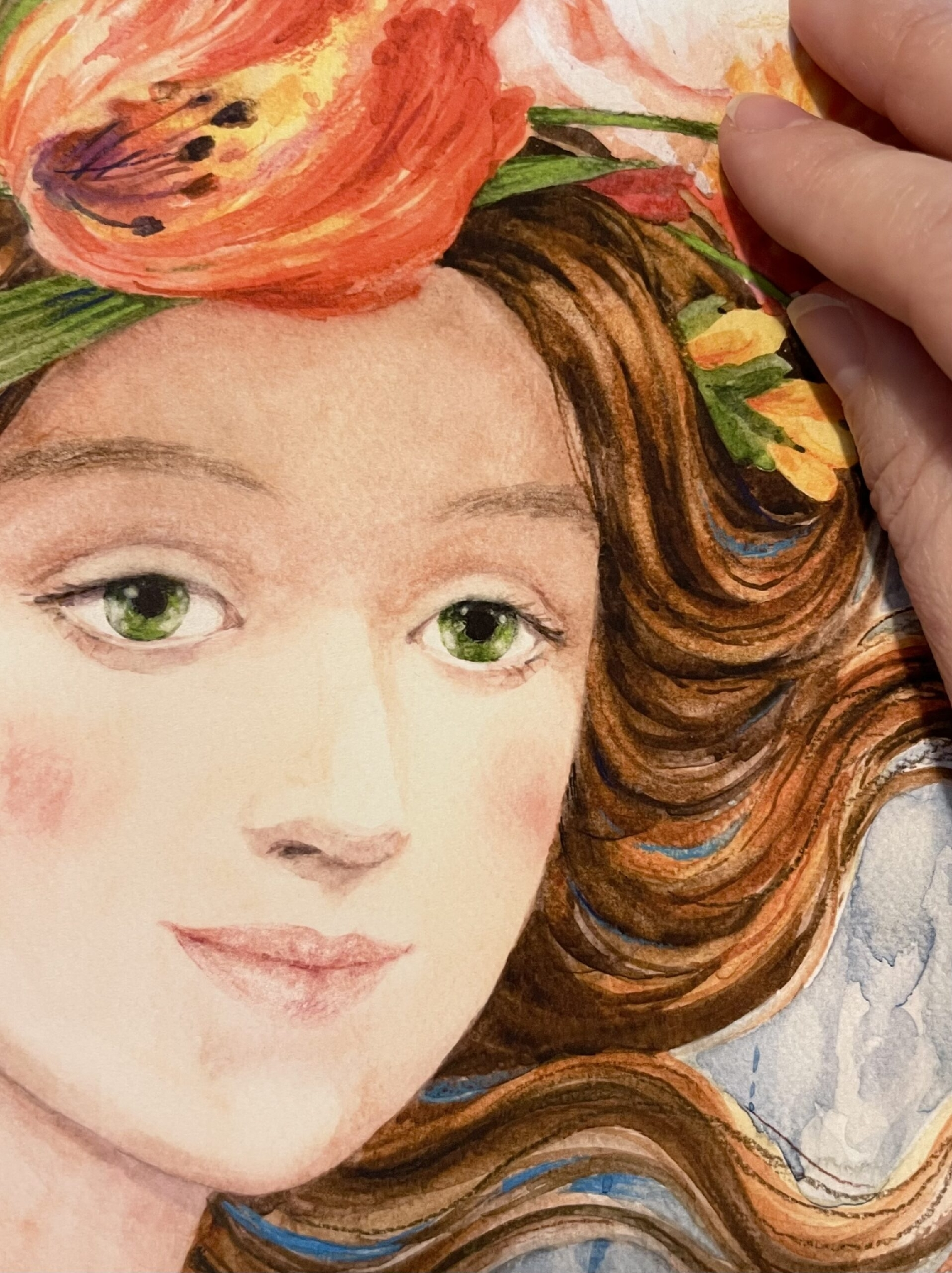 "FLORA" ART PRINT A2