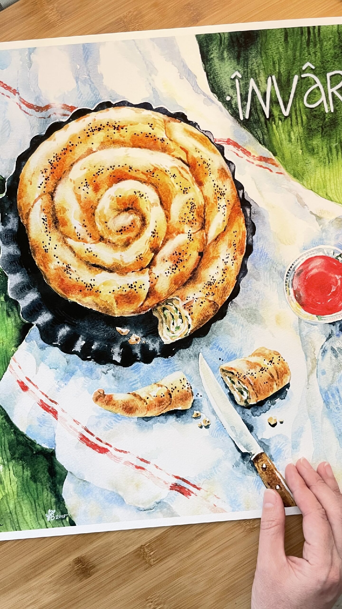"Învârtită" | ART PRINT A2