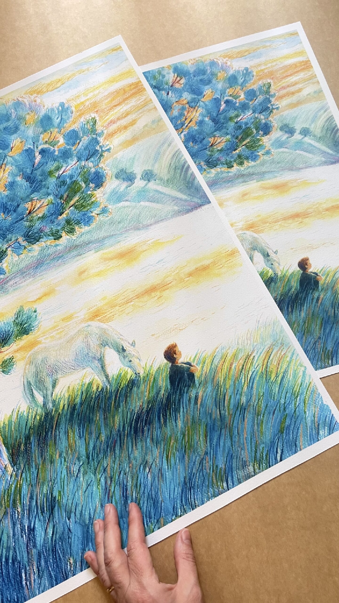 "IULIE la NISTRU" ART PRINT A2