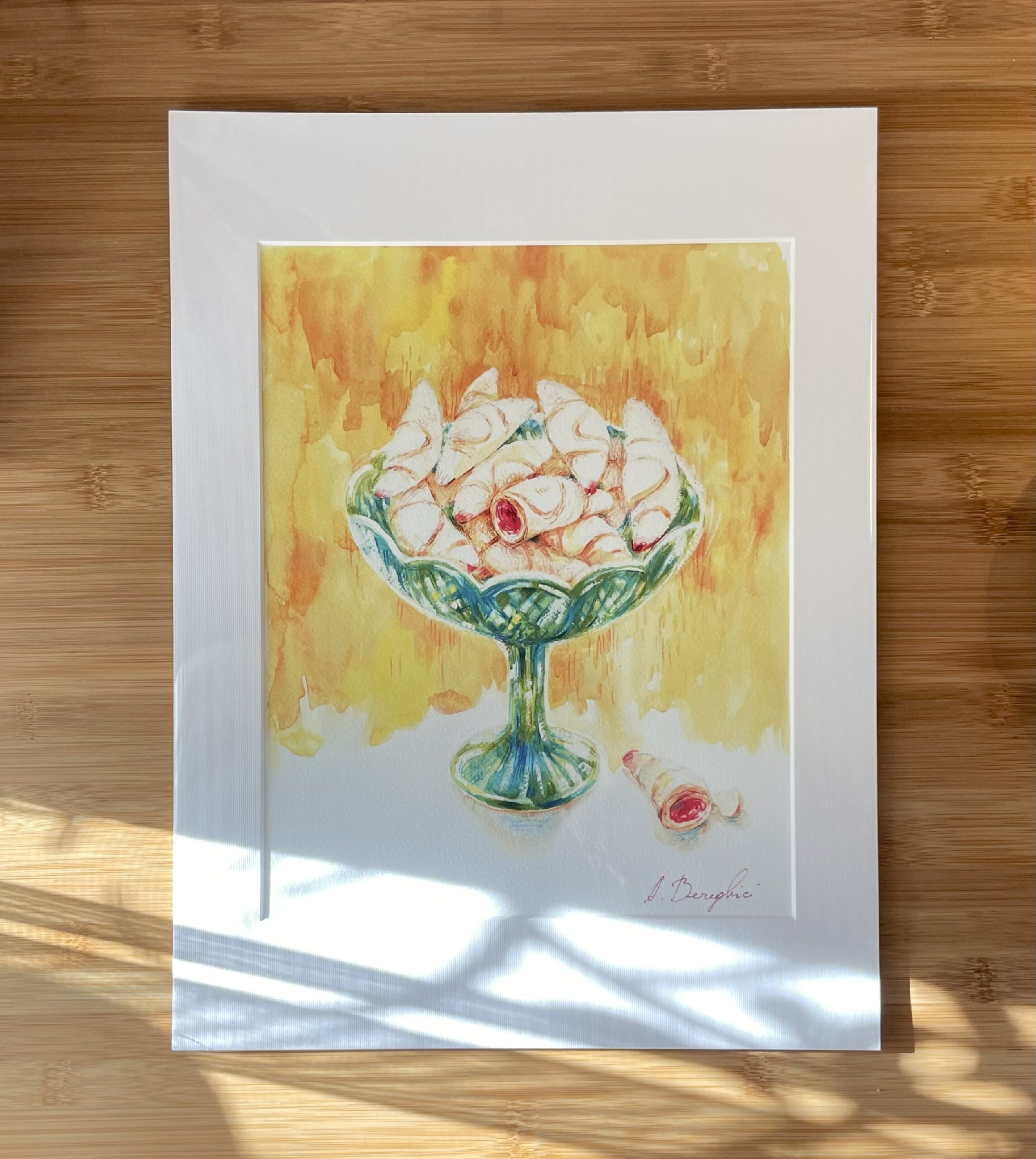 “Cornulețe” A4 + Passepartout | ART PRINT